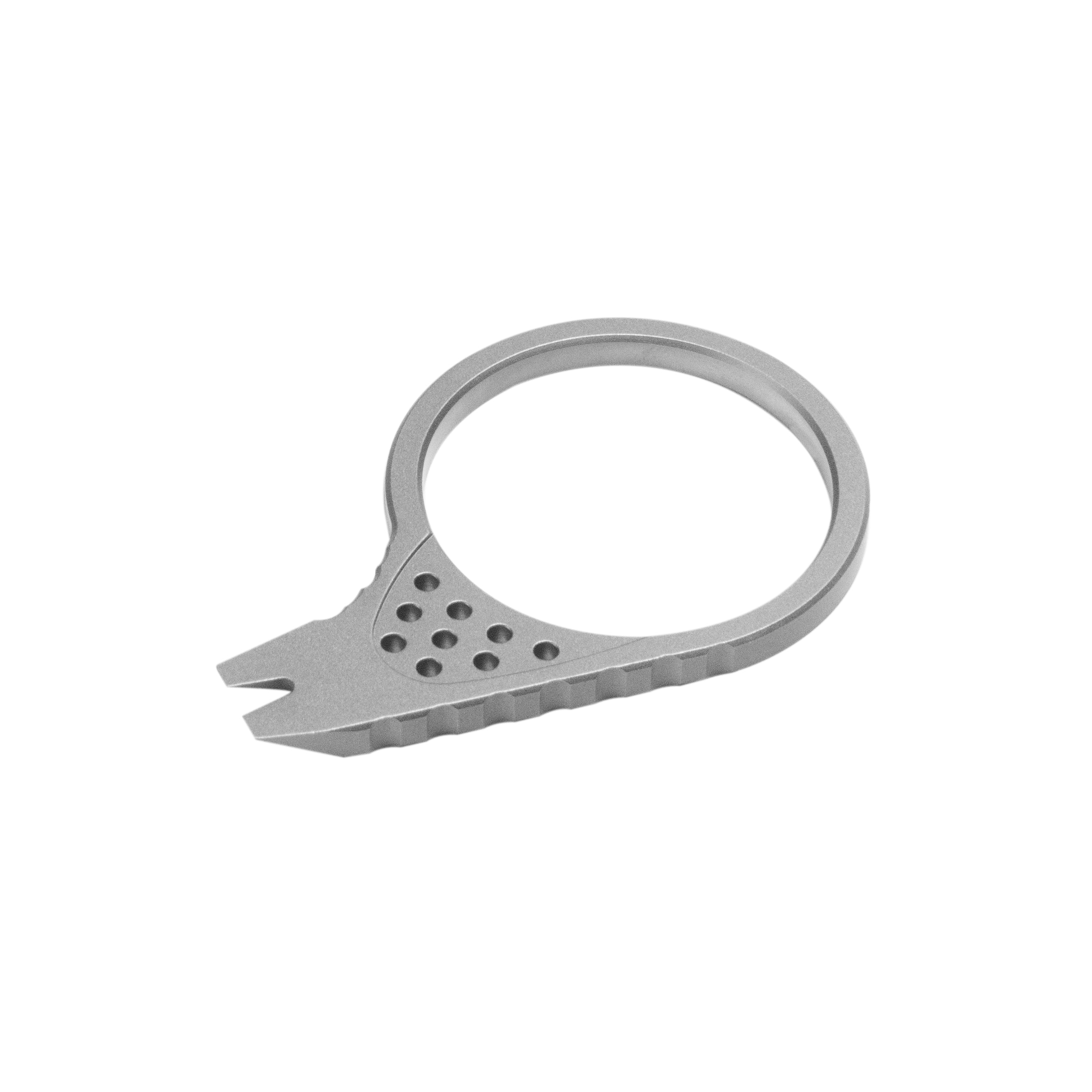 Kubey Multitool Gray Titanium Finger Ring Pry Bar KU410A