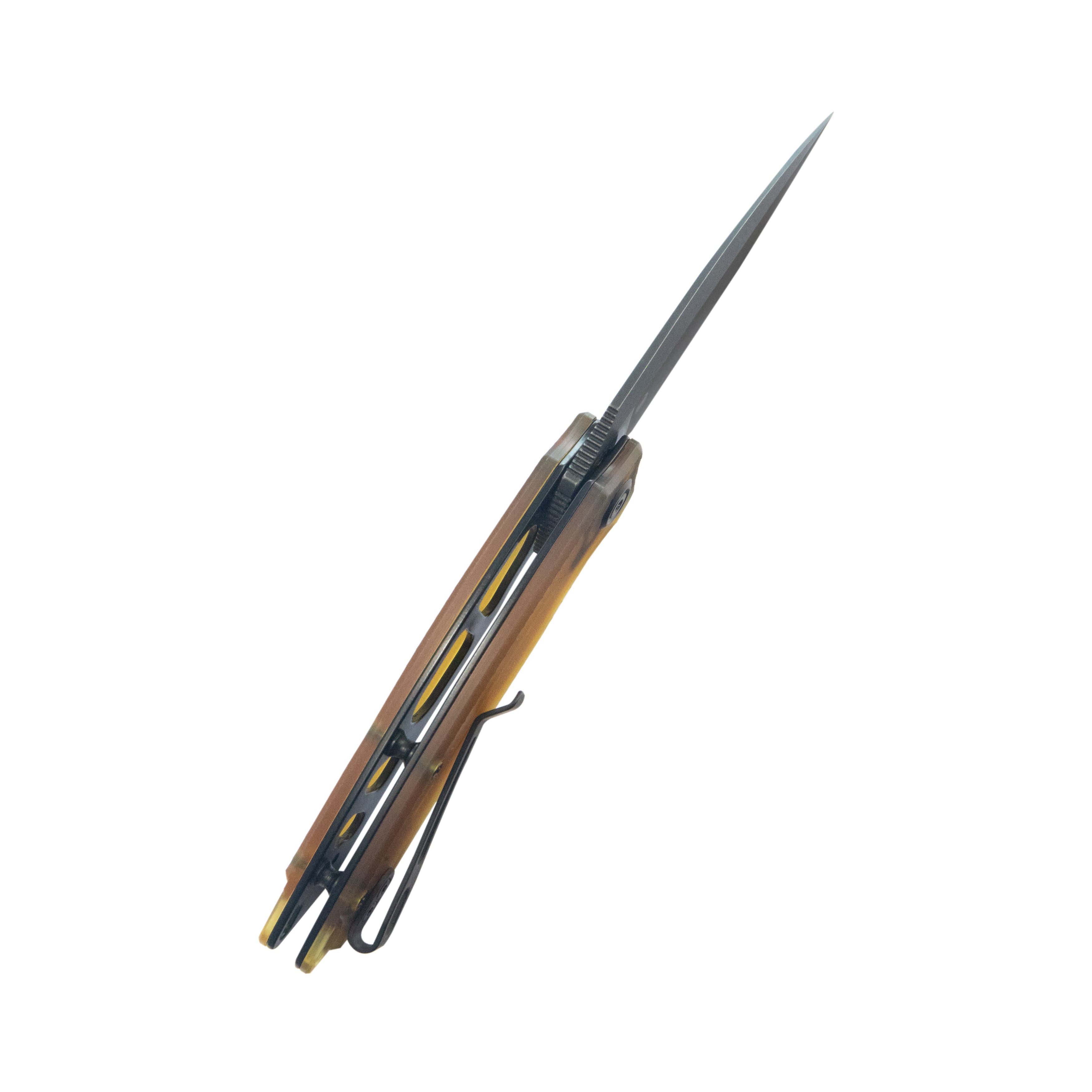 Leaf Linerlock Black Ultem KU333H