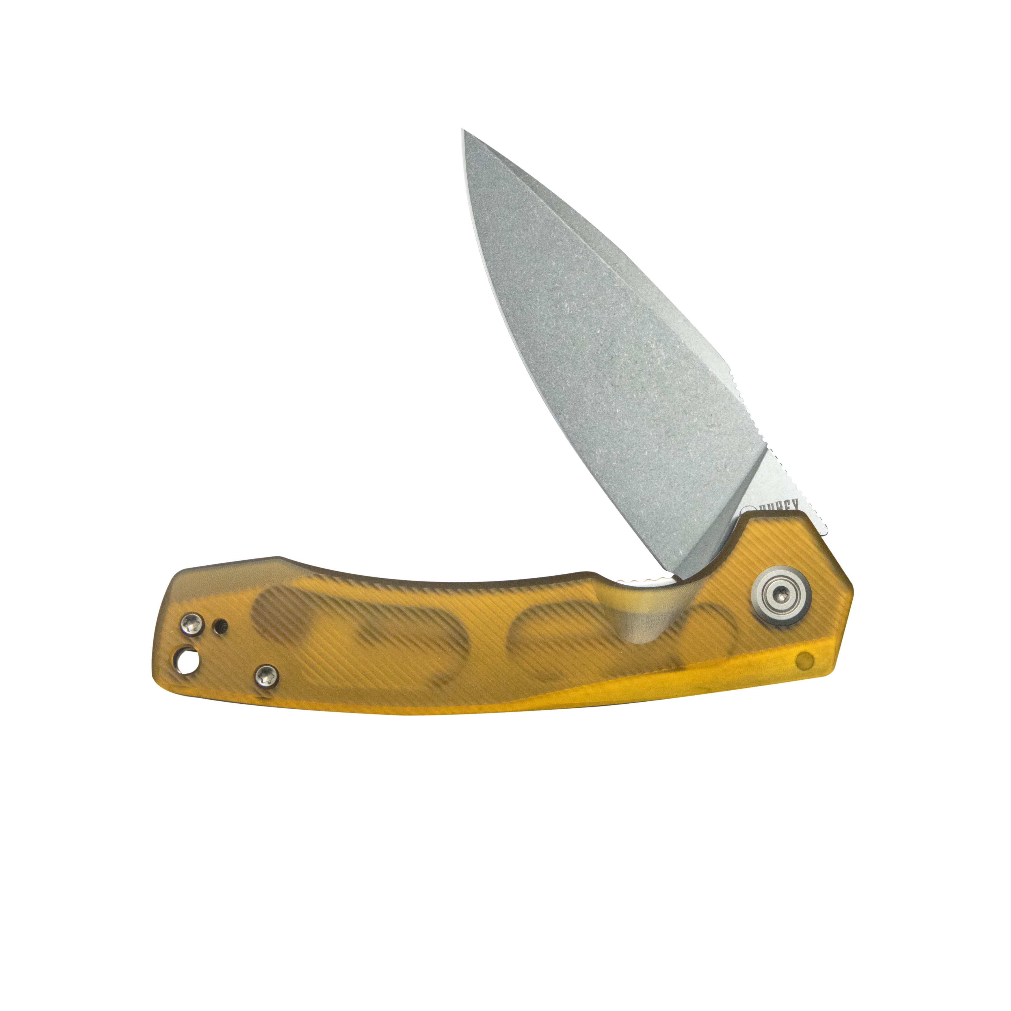 Calyce Liner Lock Flipper Folding Knife Ultem Handle 3.27" Bead Blasted 14C28N KU901W