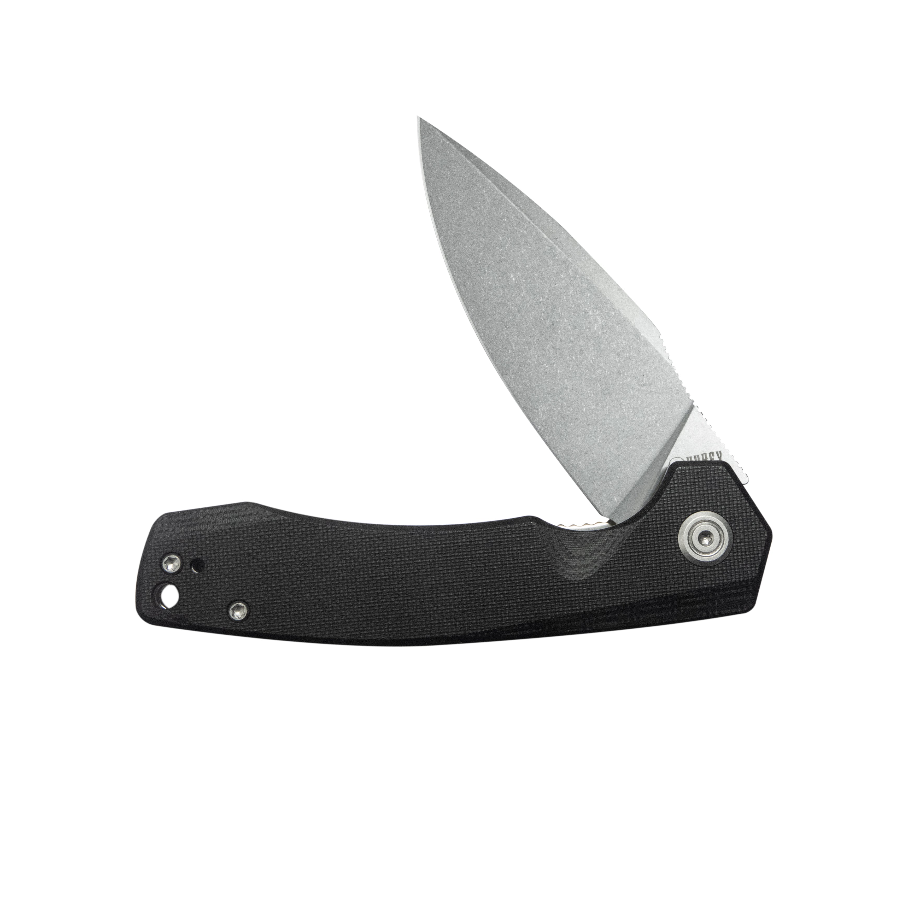 Calyce Liner Lock Flipper Folding Knife Black G10 Handle 3.27" Bead Blasted 14C28N KU901T