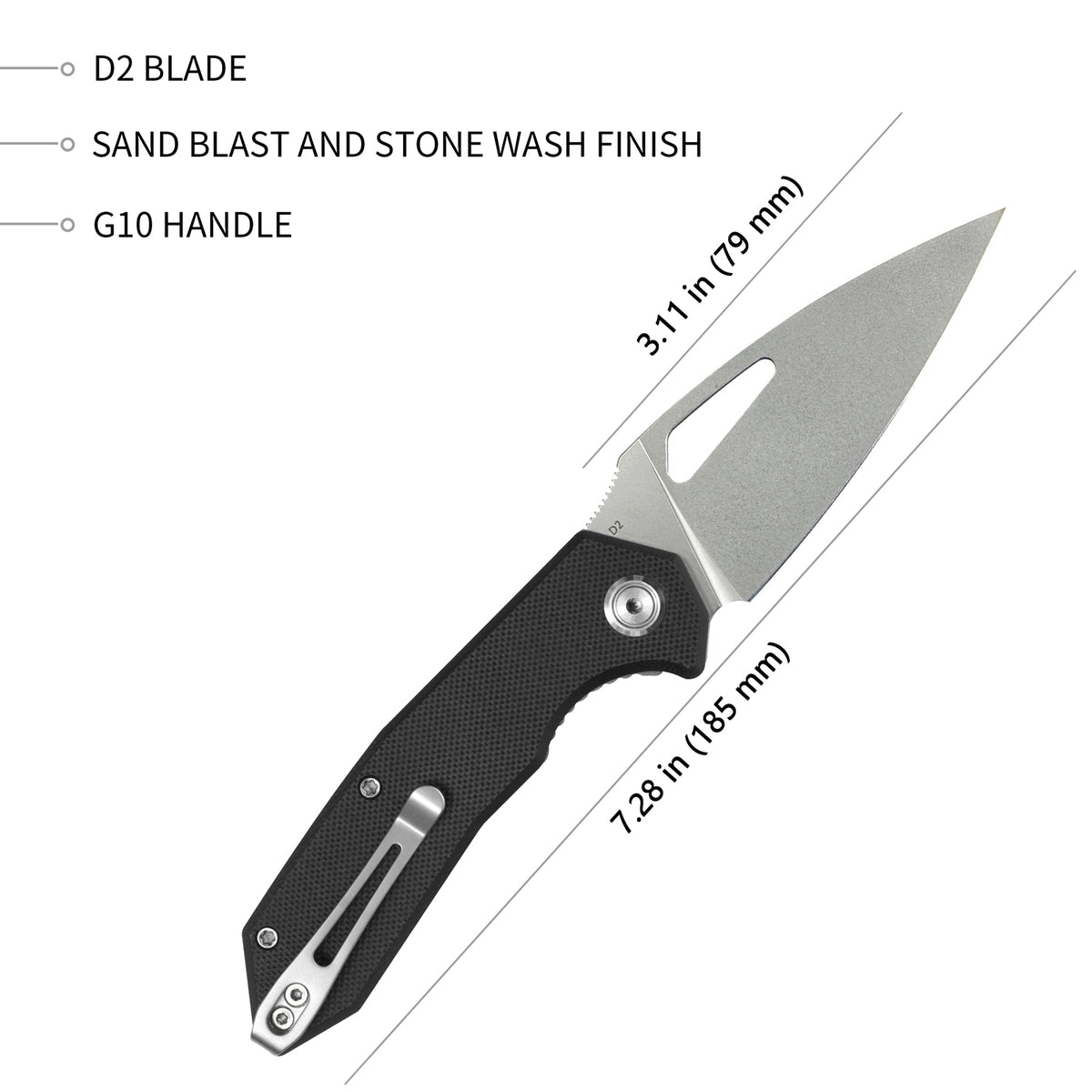 Coeus Linerlock Black KU122A