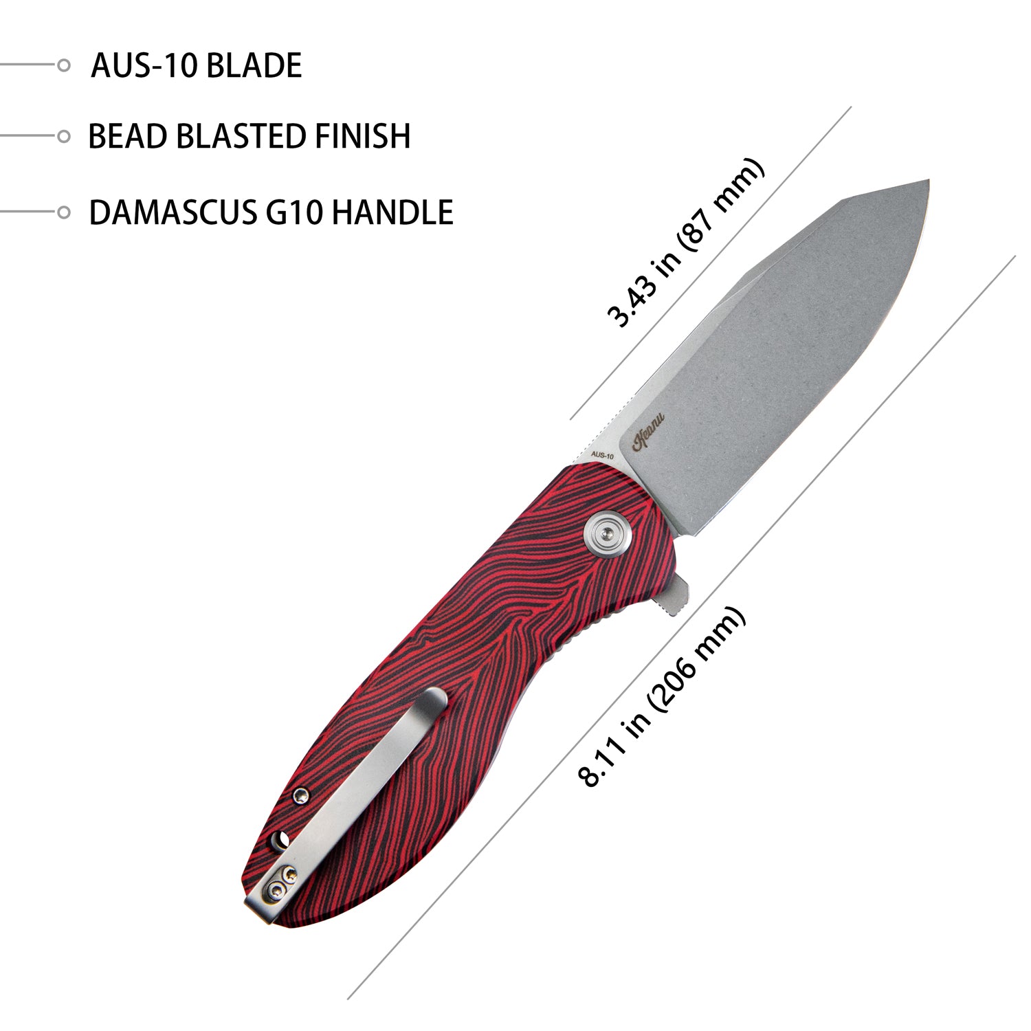 Master Chief Linerlock Red Black KU358J