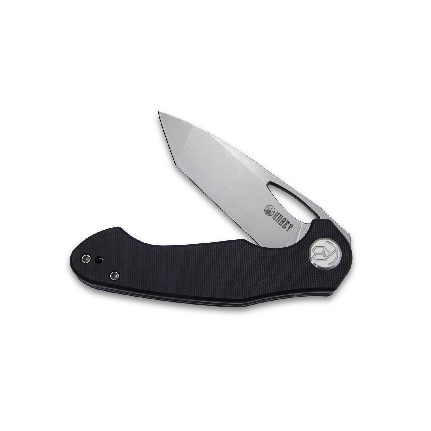 Kubey Dugu Liner Lock Folding Knife Black G10 Handle 2.91'' Beadblasted 14C28N Blade KU159C
