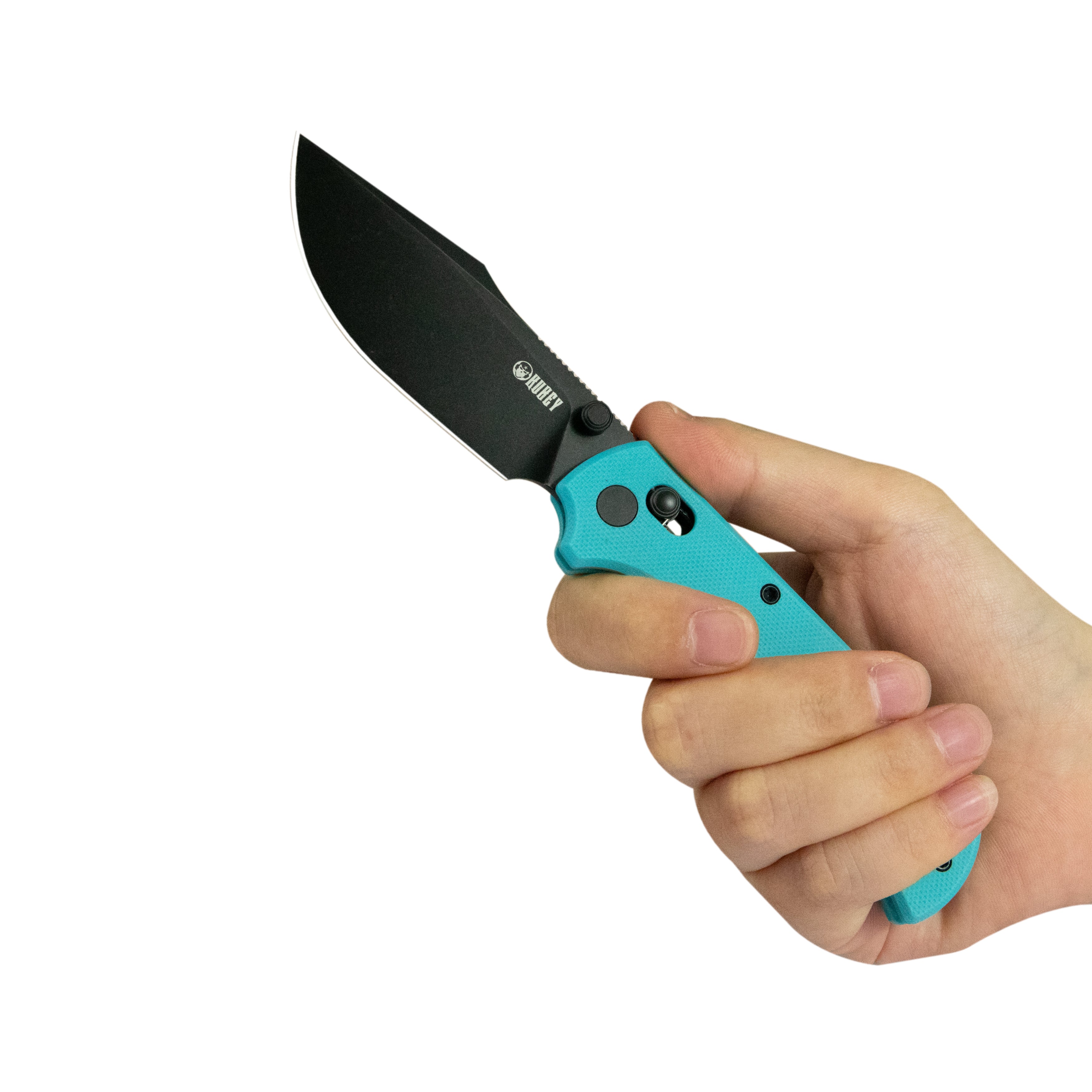 Iguana Crossbar Lock Black Tiffany Blue KU503C