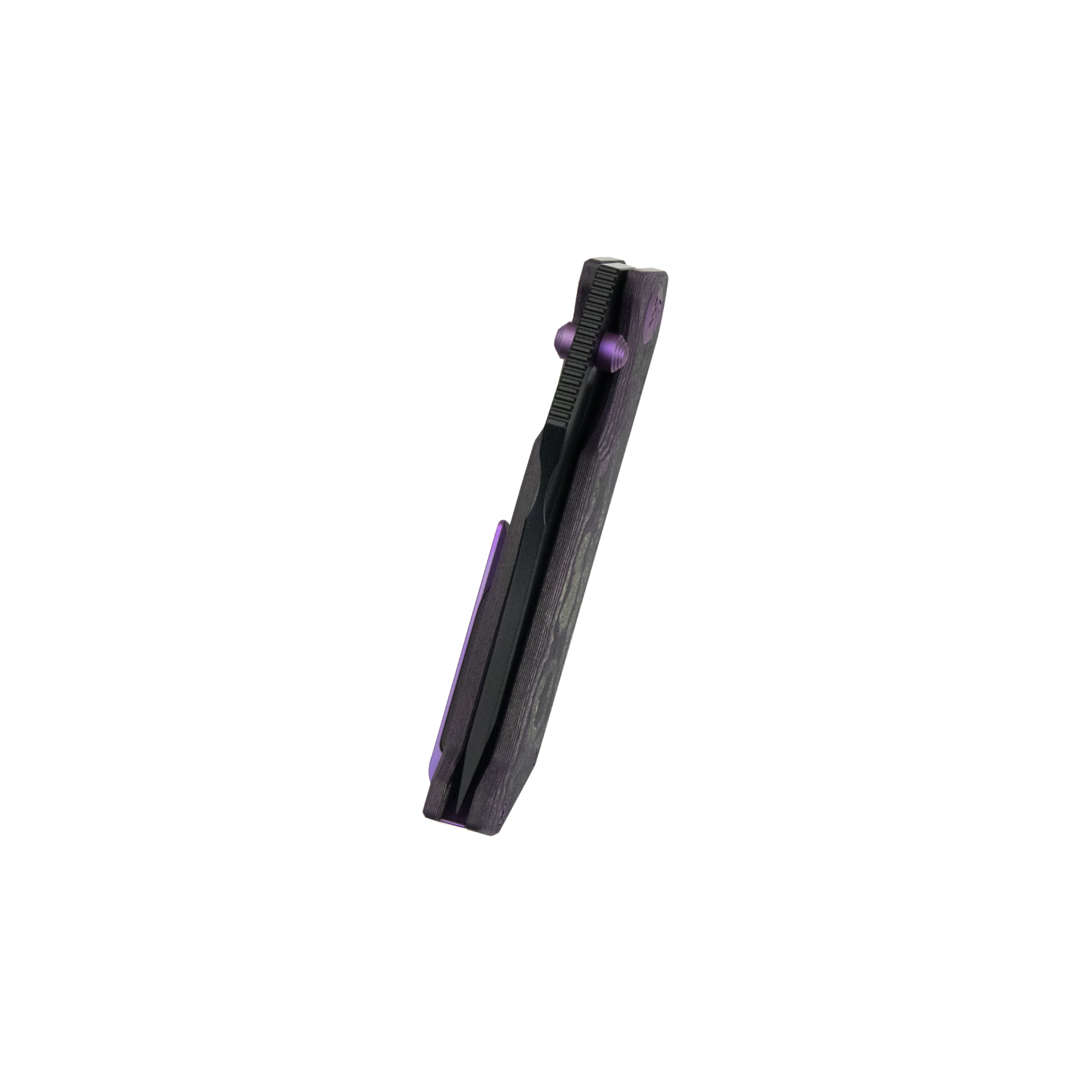 Hamster Suite 2A Outfitters Exclusive Linerlock Black PVD Purple Flo Camo Carbon KU402M