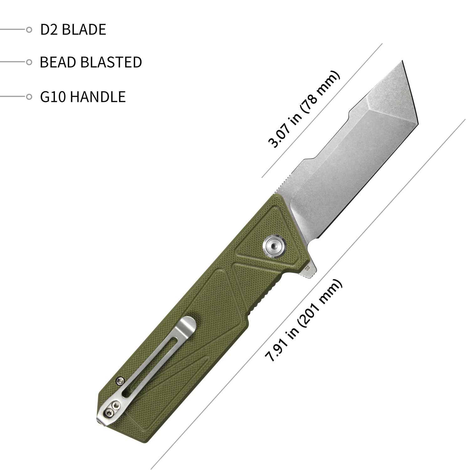 Avenger Linerlock Green KU104B