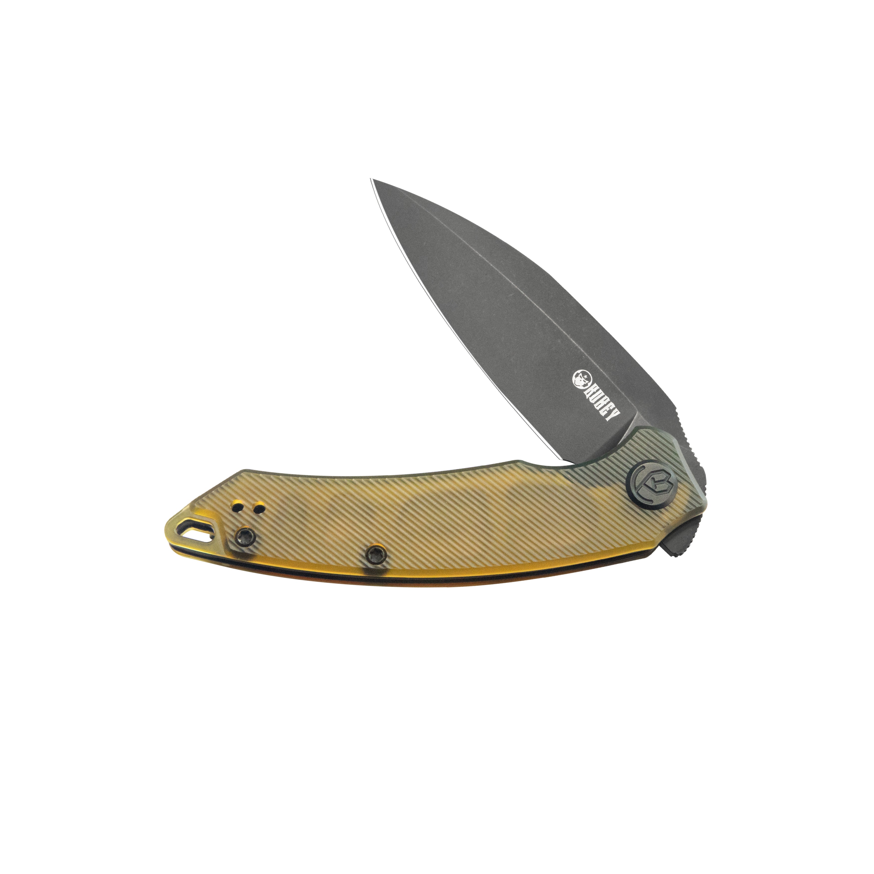 Leaf Linerlock Black Ultem KU333H