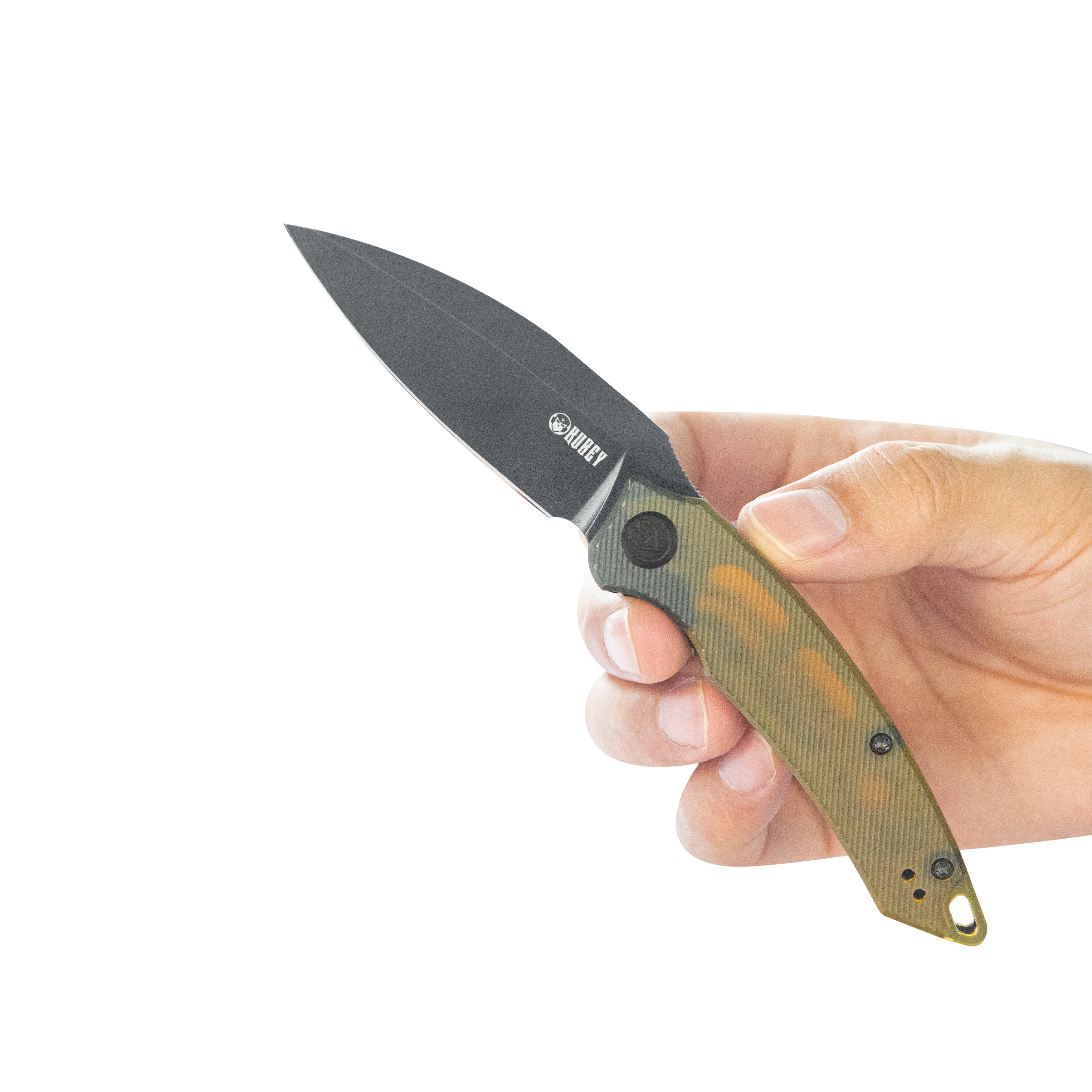 Leaf Linerlock Black Ultem KU333H