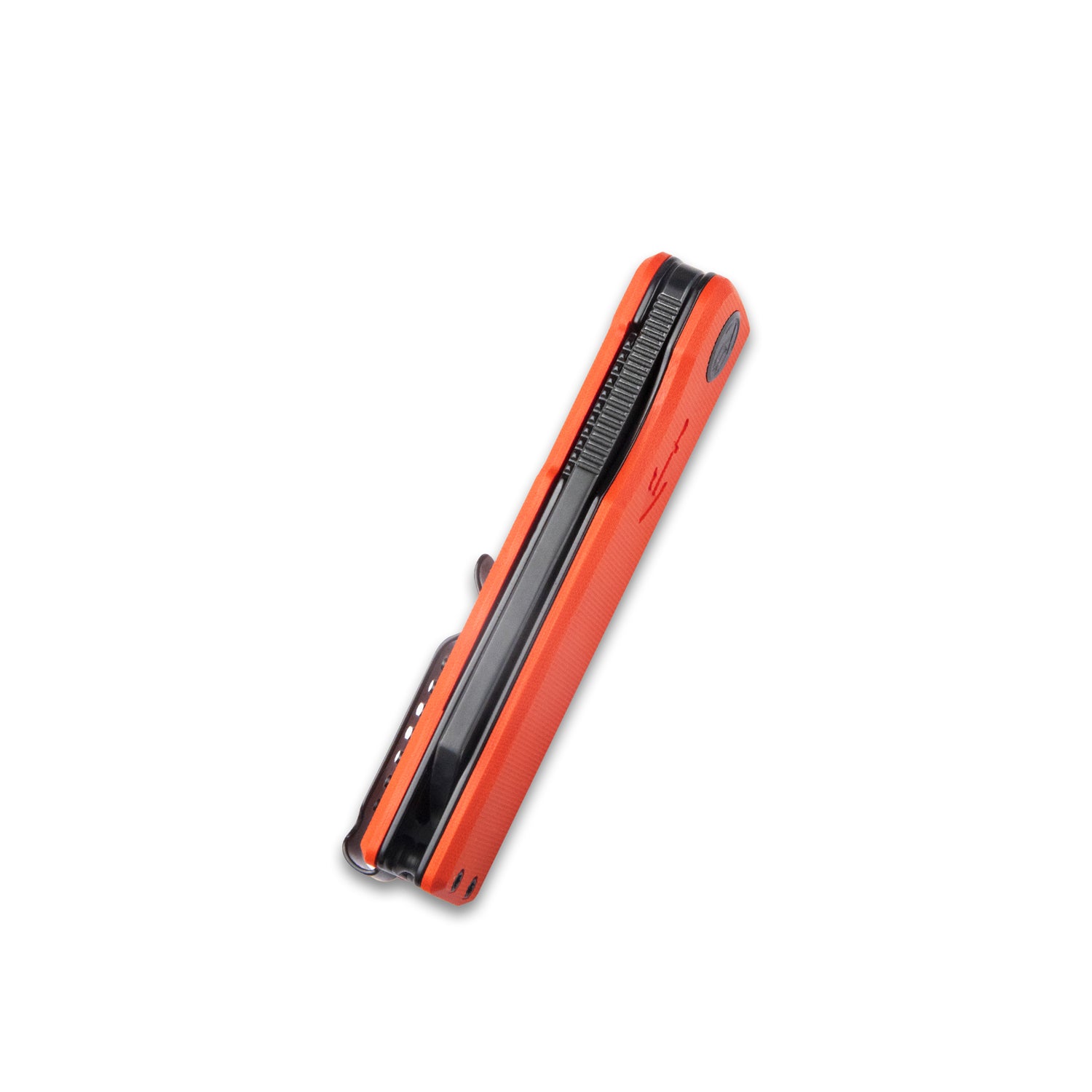 Sailor Liner Lock Flipper Outdoor Pocket Knife Orange G10 Handle 3.11" Blackwashed AUS-10 Blade KU317F