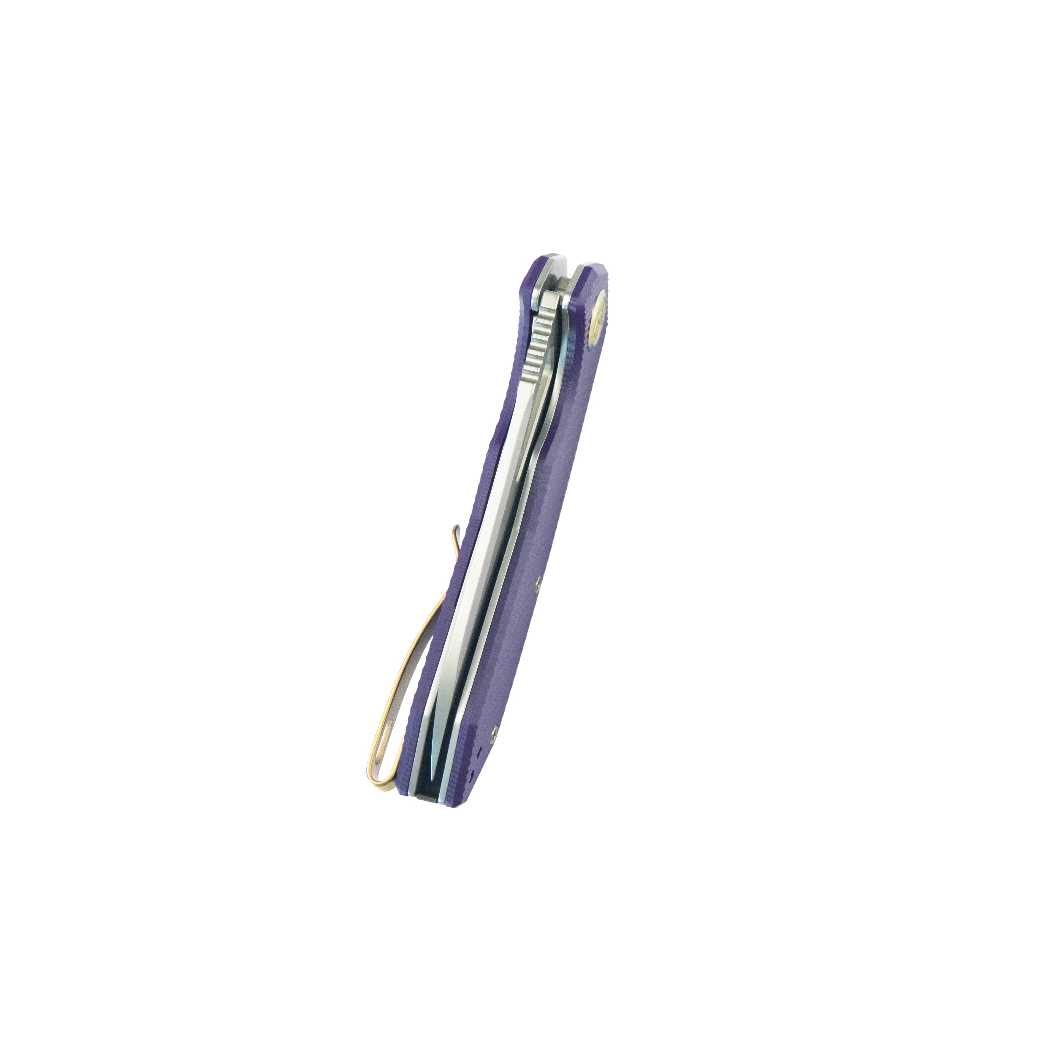 Kubey Vagrant Liner Lock Folding Knife Purple G10 Handle 3.1" Sandblast M390 KB291S