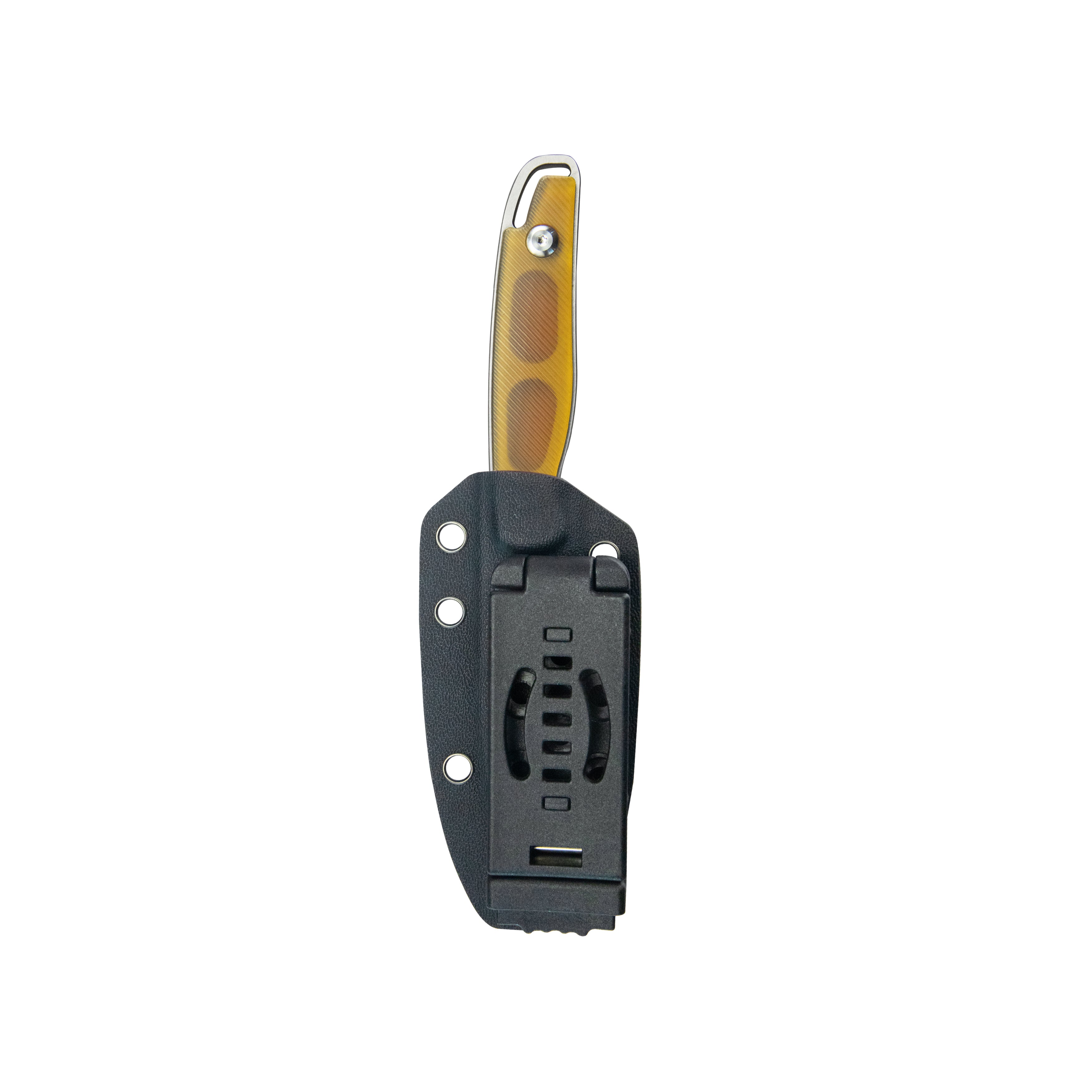 Kubey Dust Devil Utility Knife Fixed Blade Knives Ultem 3.23'' Beadblast 14C28N KU357C