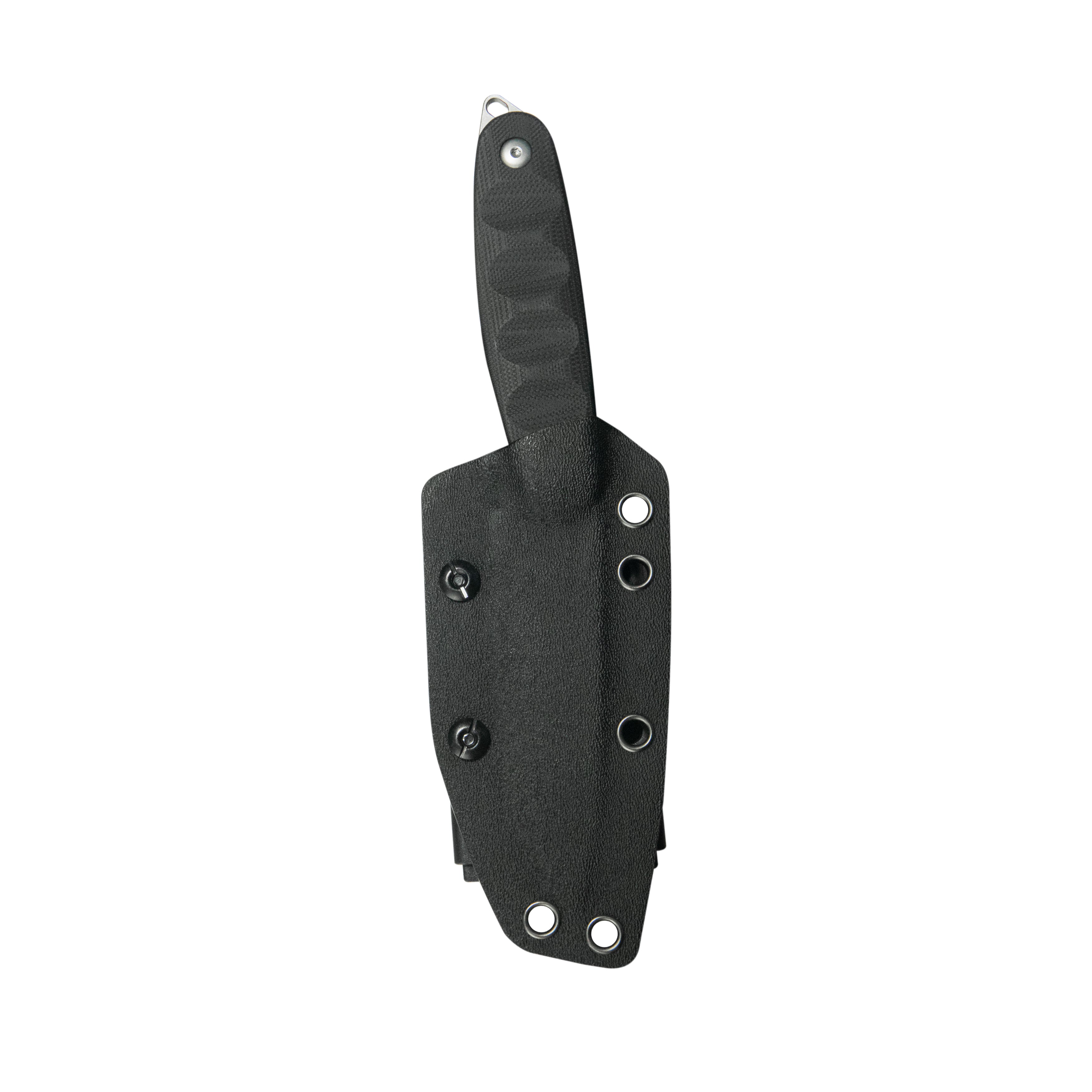 Kubey Civet Fixed Blade Knife Black G-10 Handle 3.74" Beadblast 14C28N Blade KU425A