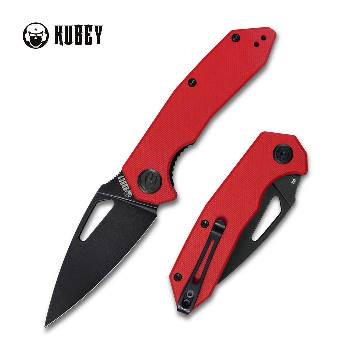 Coeus Linerlock Black Red KU122H