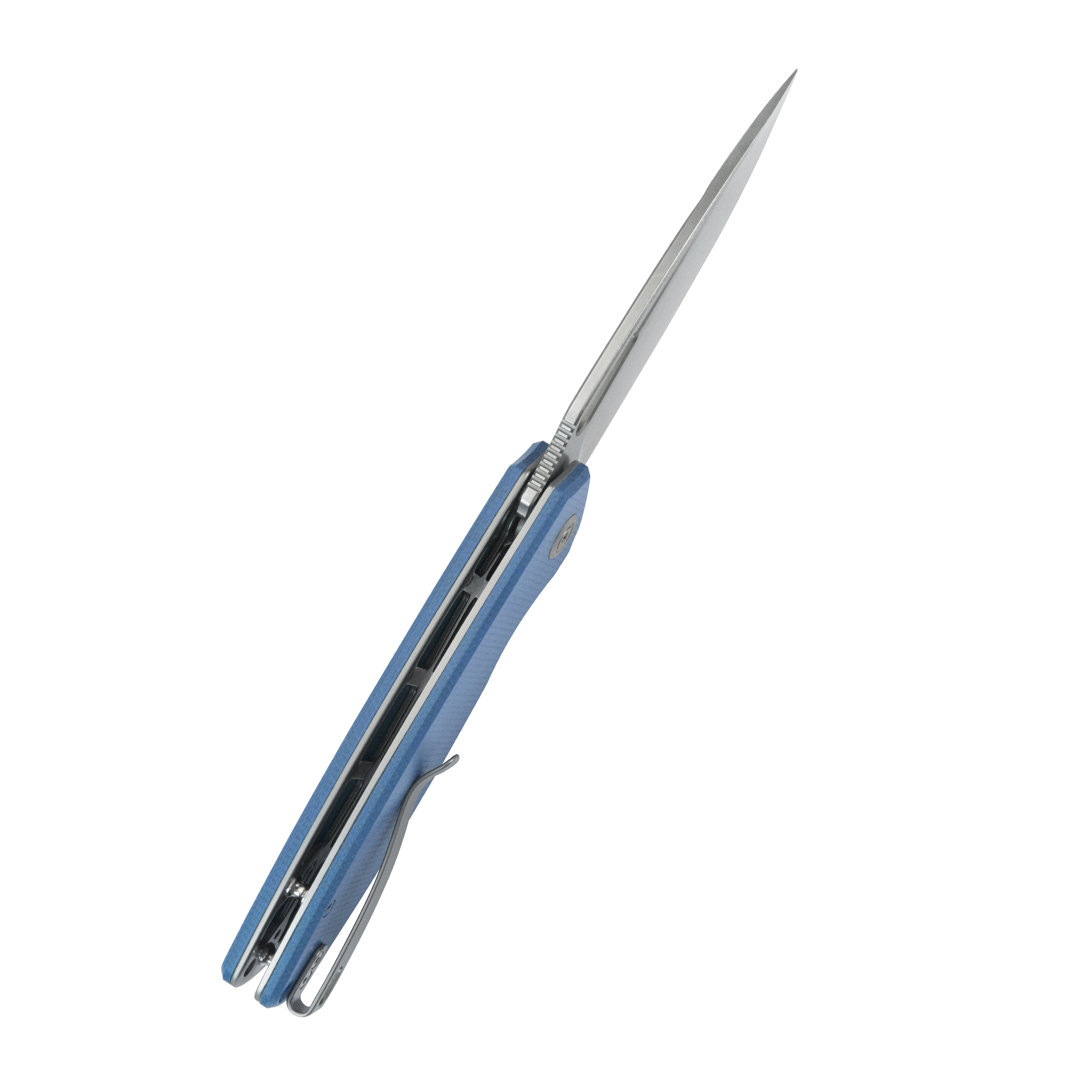 Tityus Linerlock Blue Micarta KU322-1A