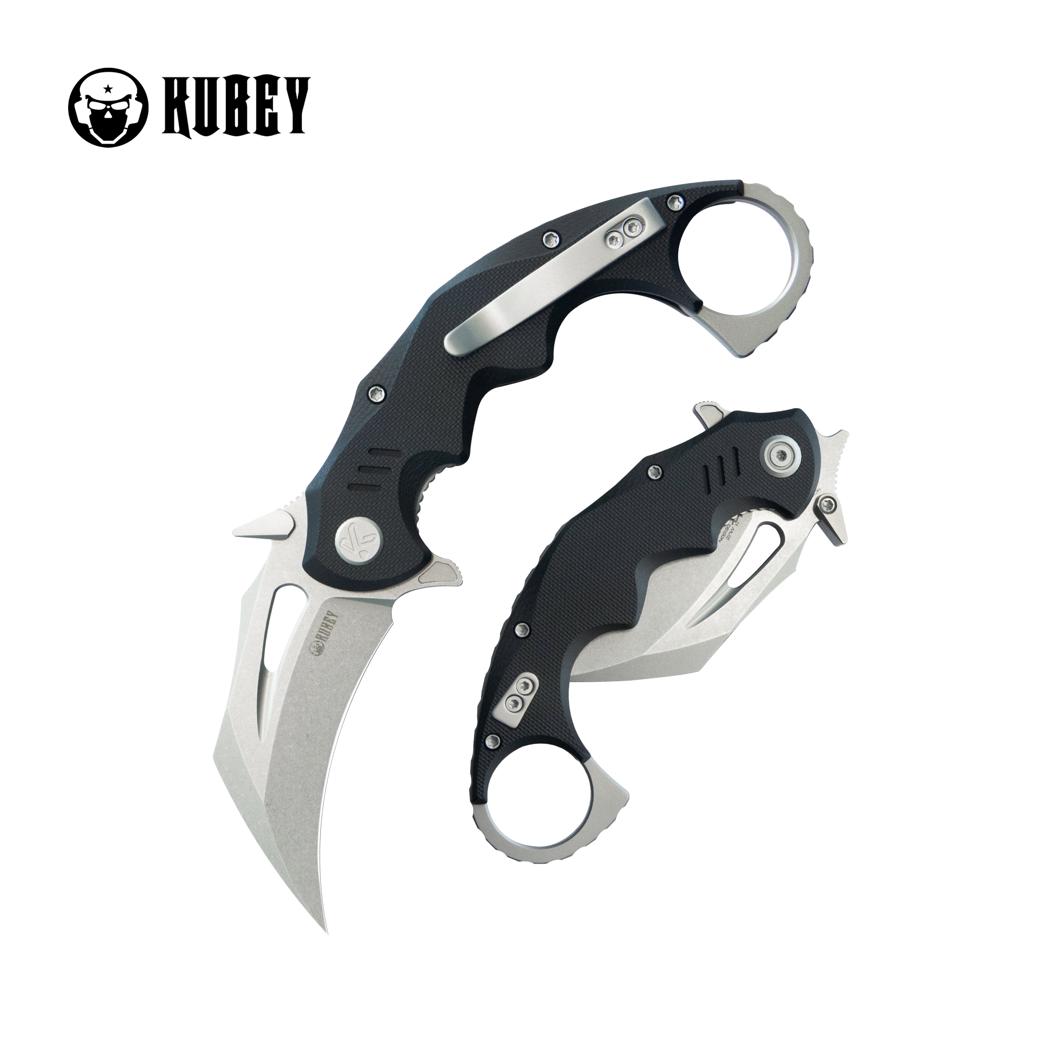 Mini Wrath Karambit Folding Knife Black G-10 Handle 2.44" Beadblast 14C28N Blade KU262A