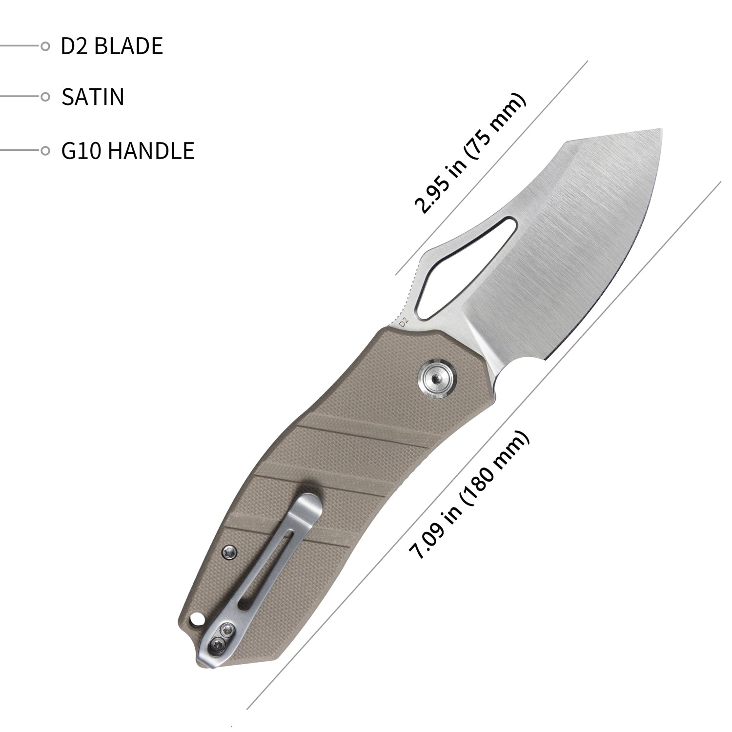 Ceyx Linerlock Tan KU335B