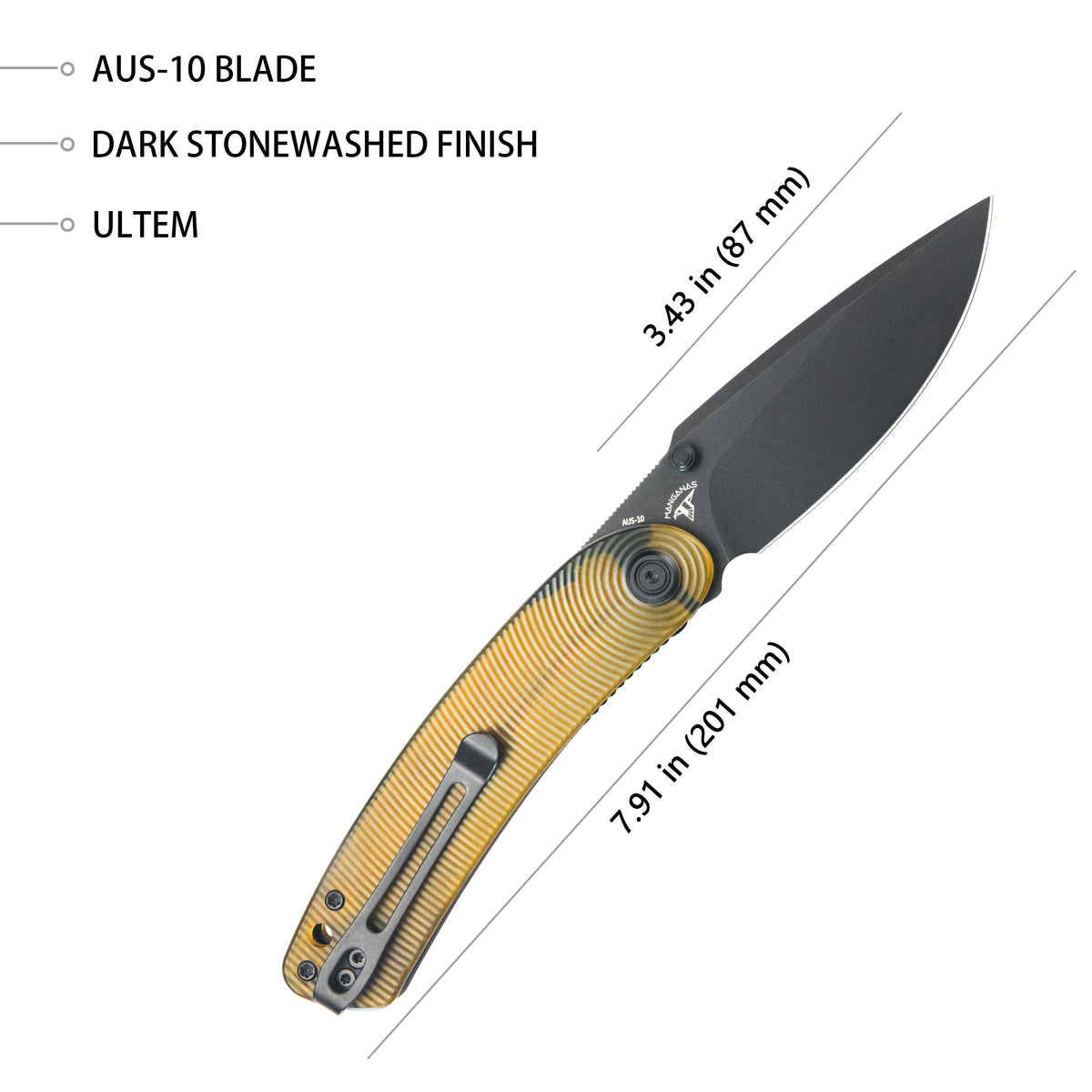 Momentum Linerlock Black Ultem KU344N