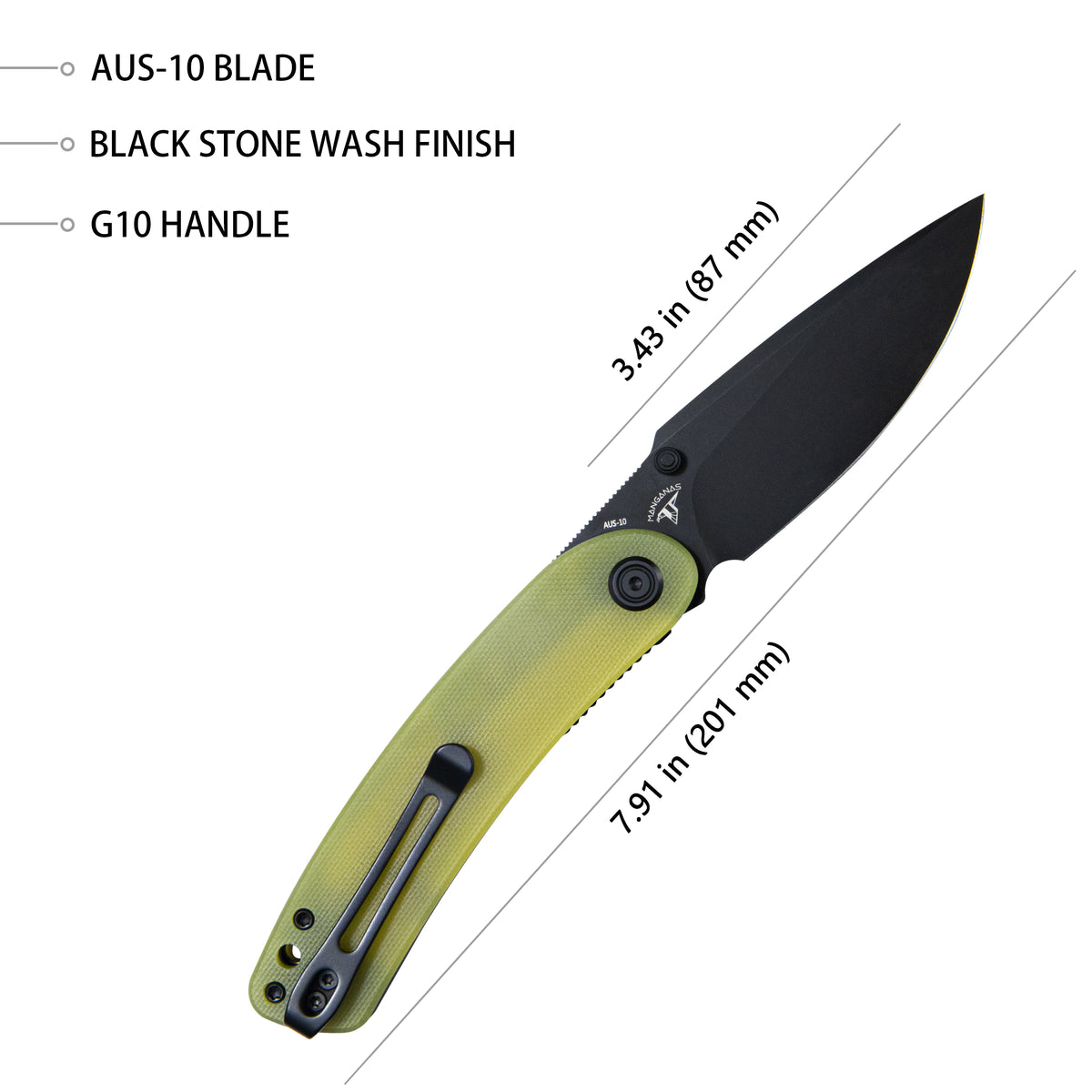 Momentum Linerlock Translucent Yellow KU344F