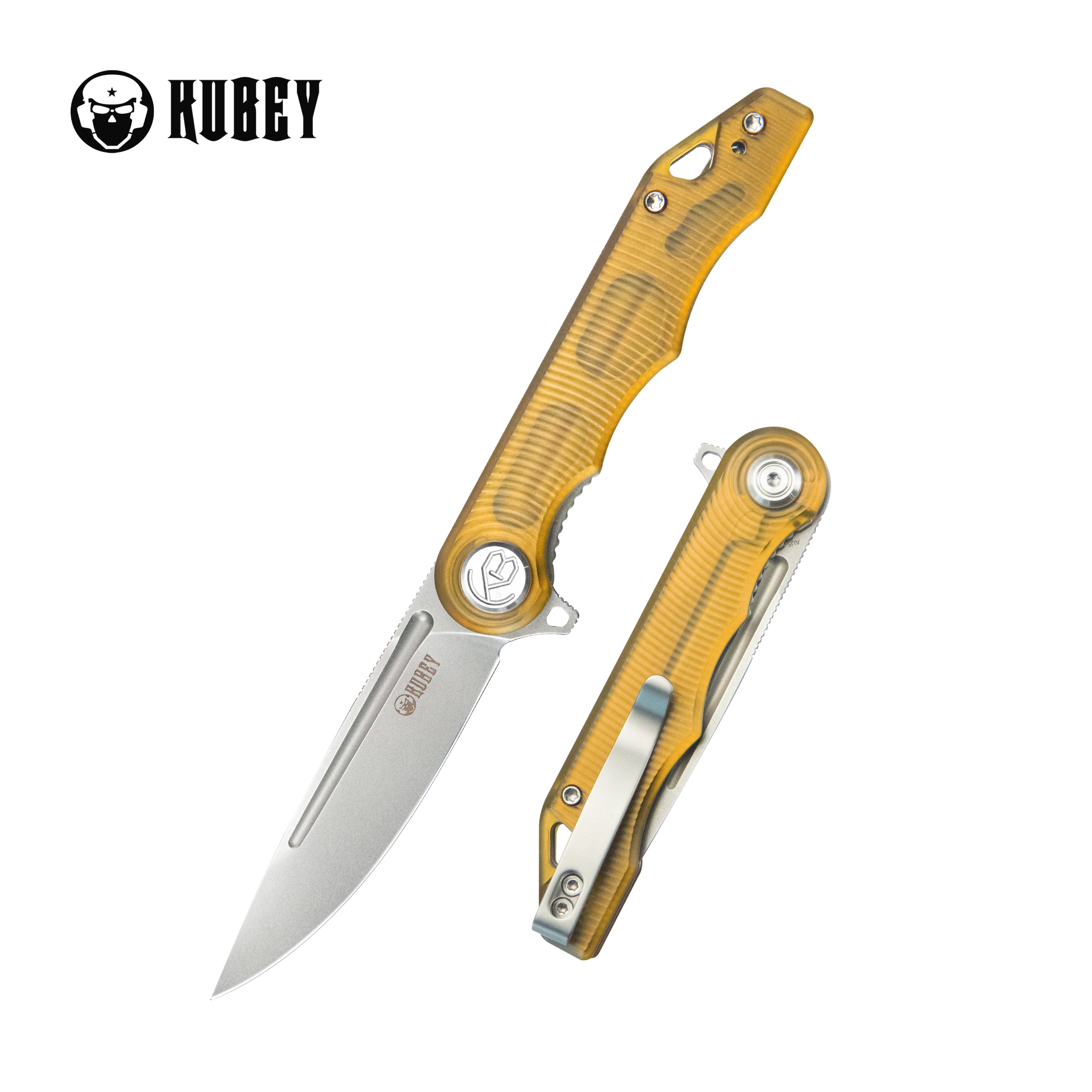 Mizo Liner Lock Flipper Folding Knife Ultem Handle 3.15