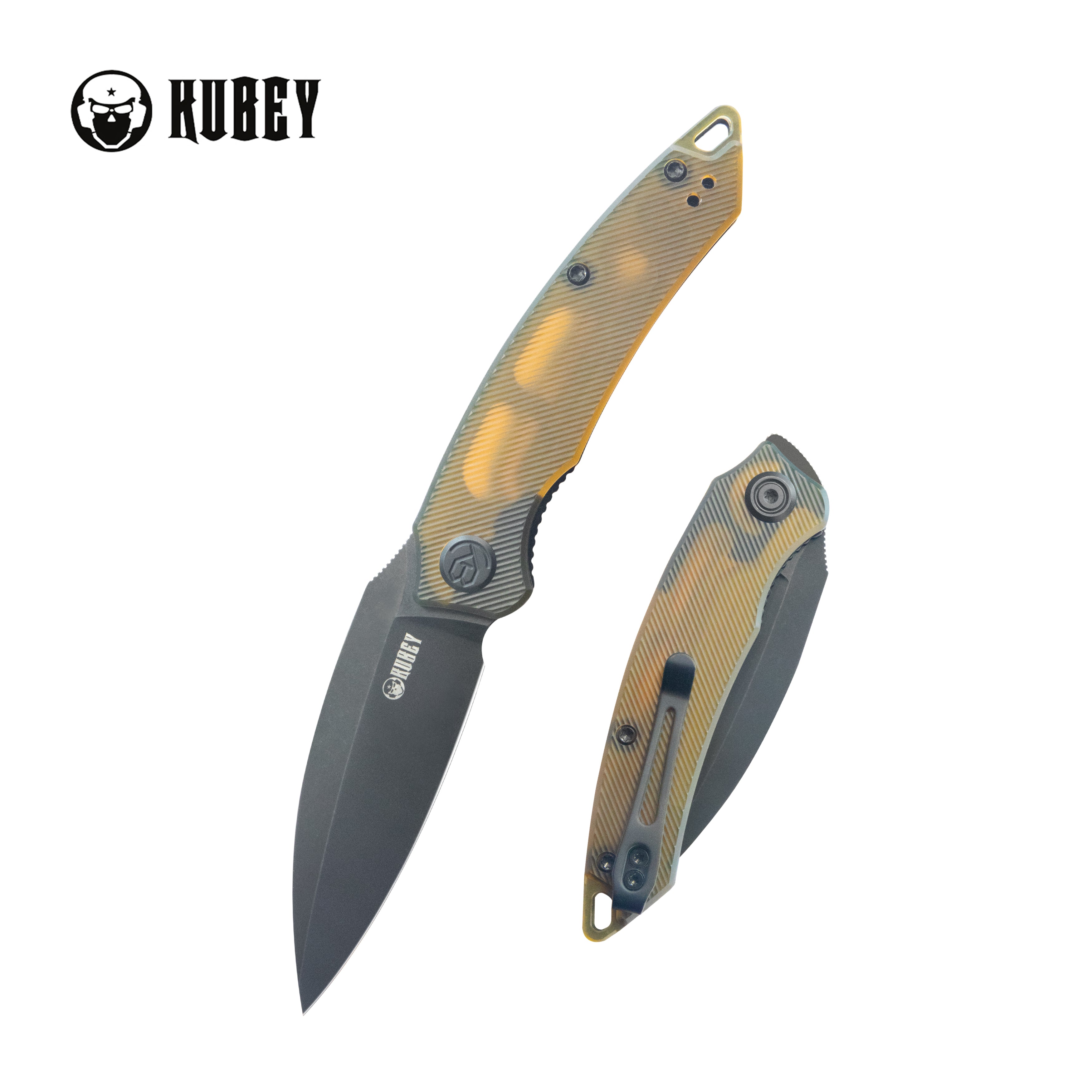 Leaf Linerlock Black Ultem KU333H