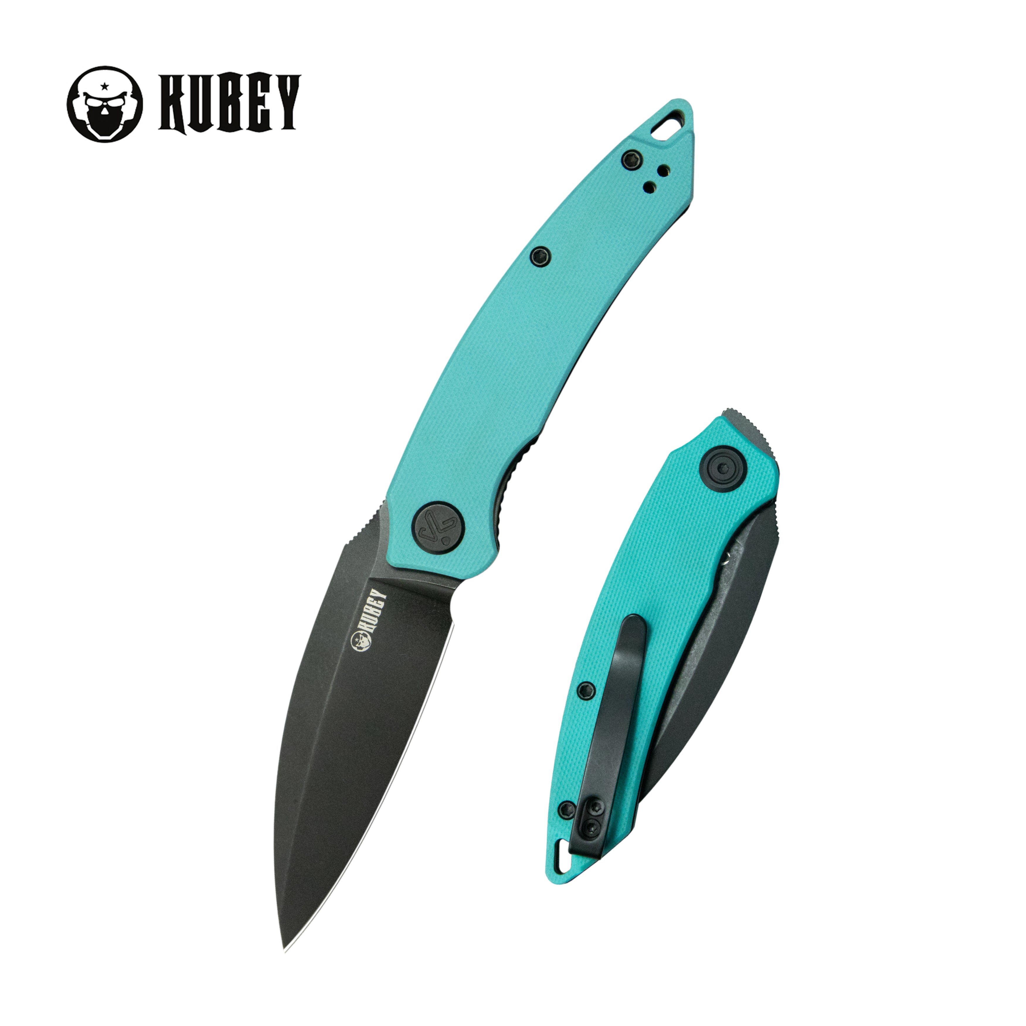 Leaf Linerlock Black Tiffany Blue KU333I