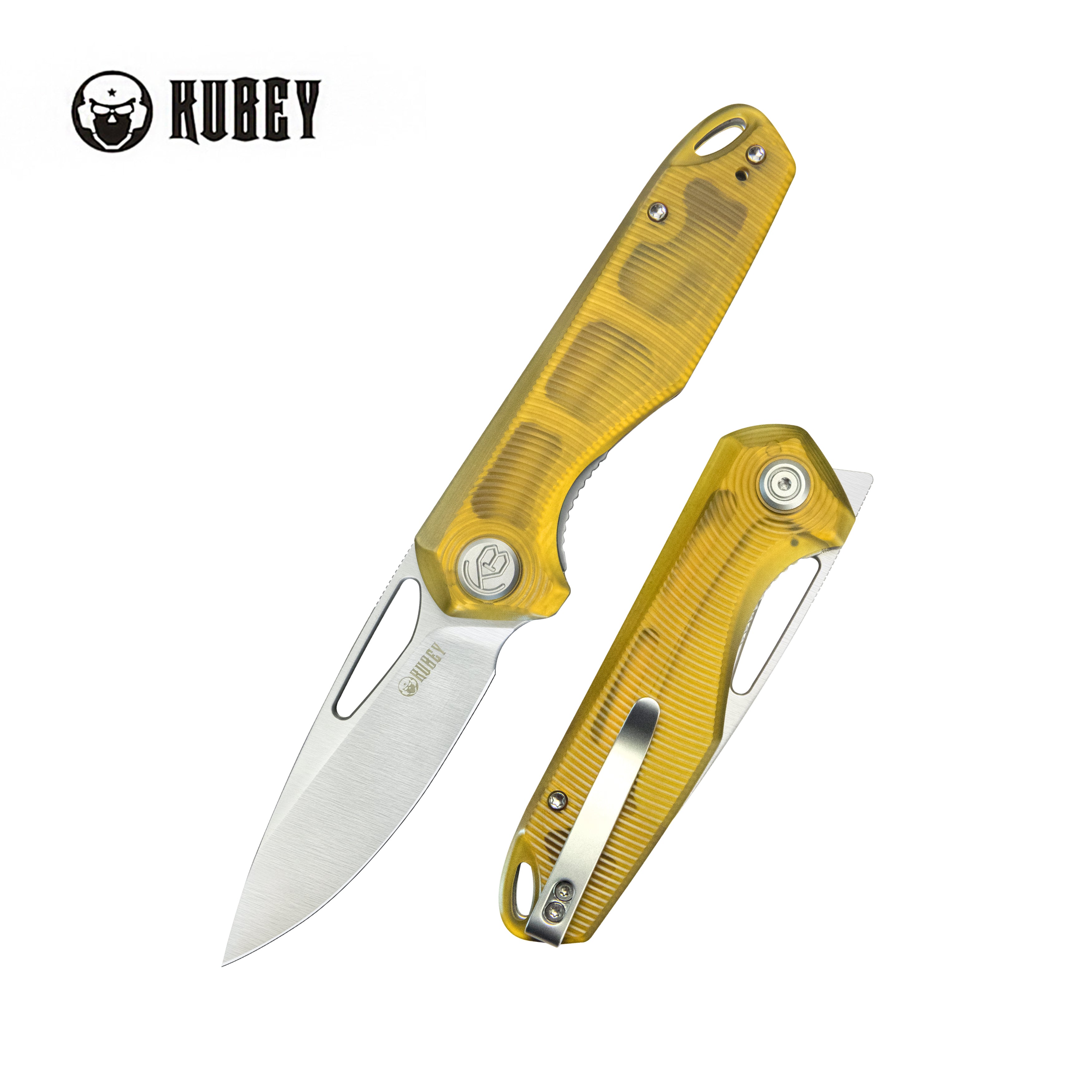 Doris Liner Lock Front Flipper Folding Knife Ultem Handle 3.27" Satin Finish 14C28N KU324H