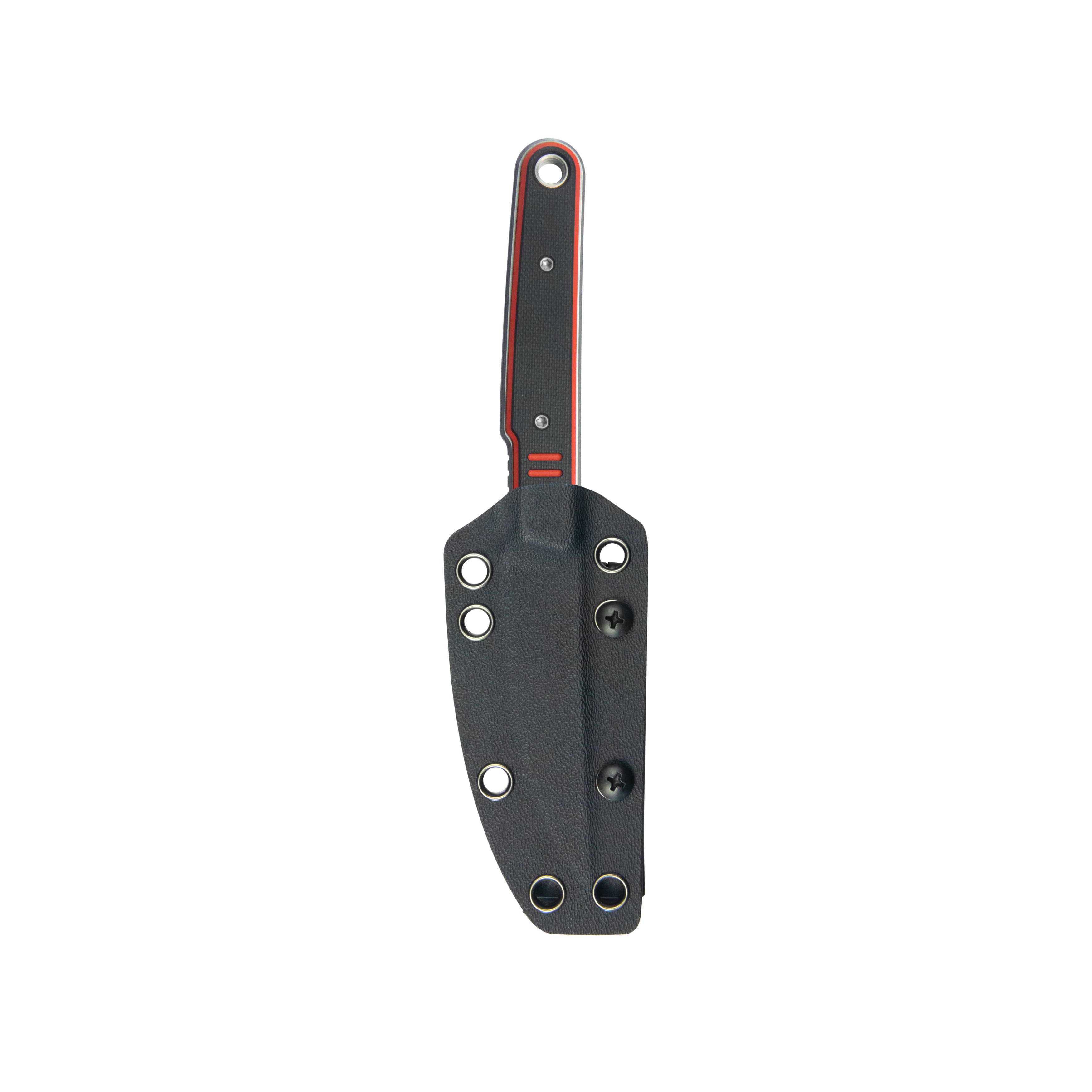 Kubey JL Kwaiken Fixie Every Day Carry Fixed Blade Knife Red Black G-10 3.11'' Beadblast 14C28N KU355A