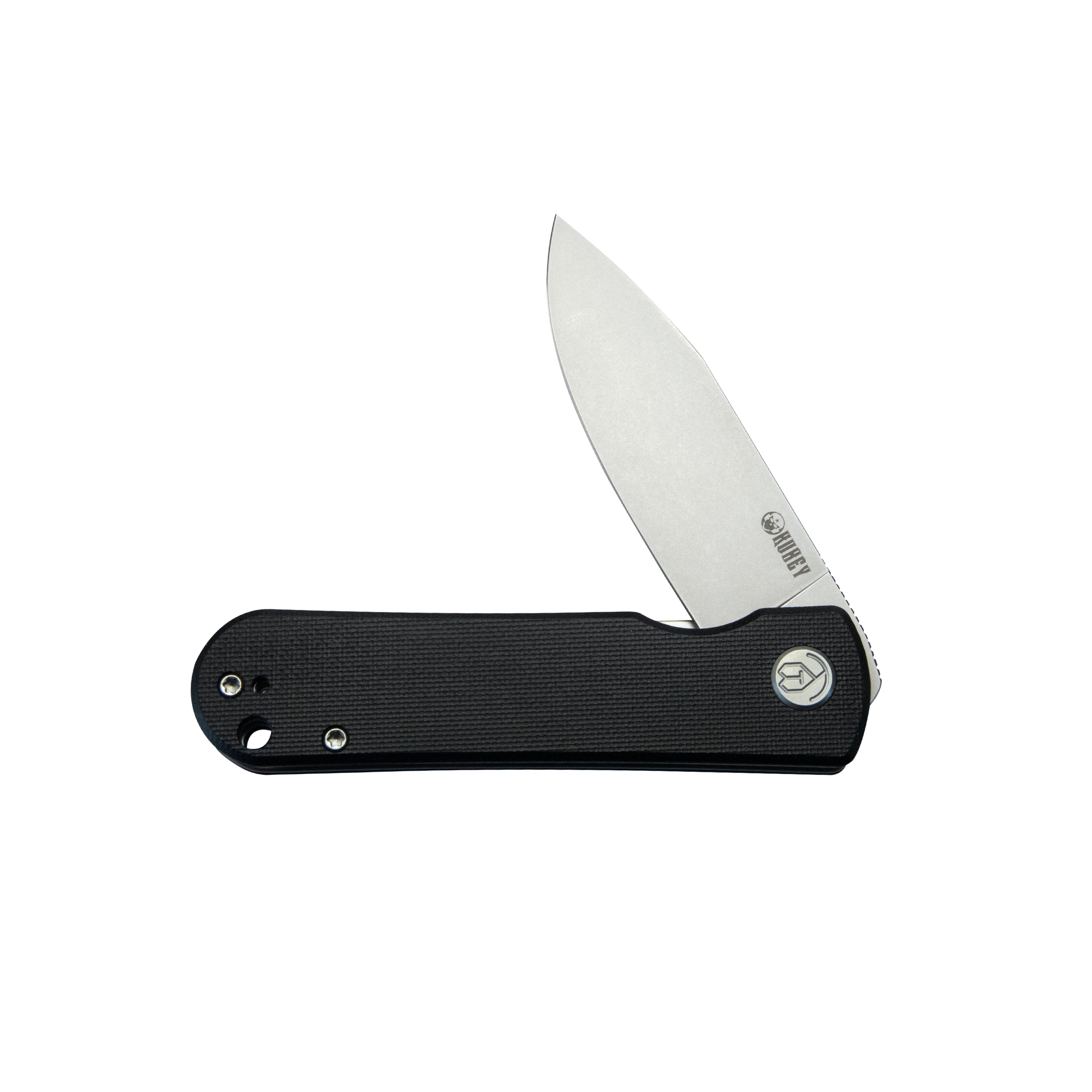 NEO Outdoor Folding Pocket Knife Black G10 Handle 3.43" Beadblast AUS-10 KU371A