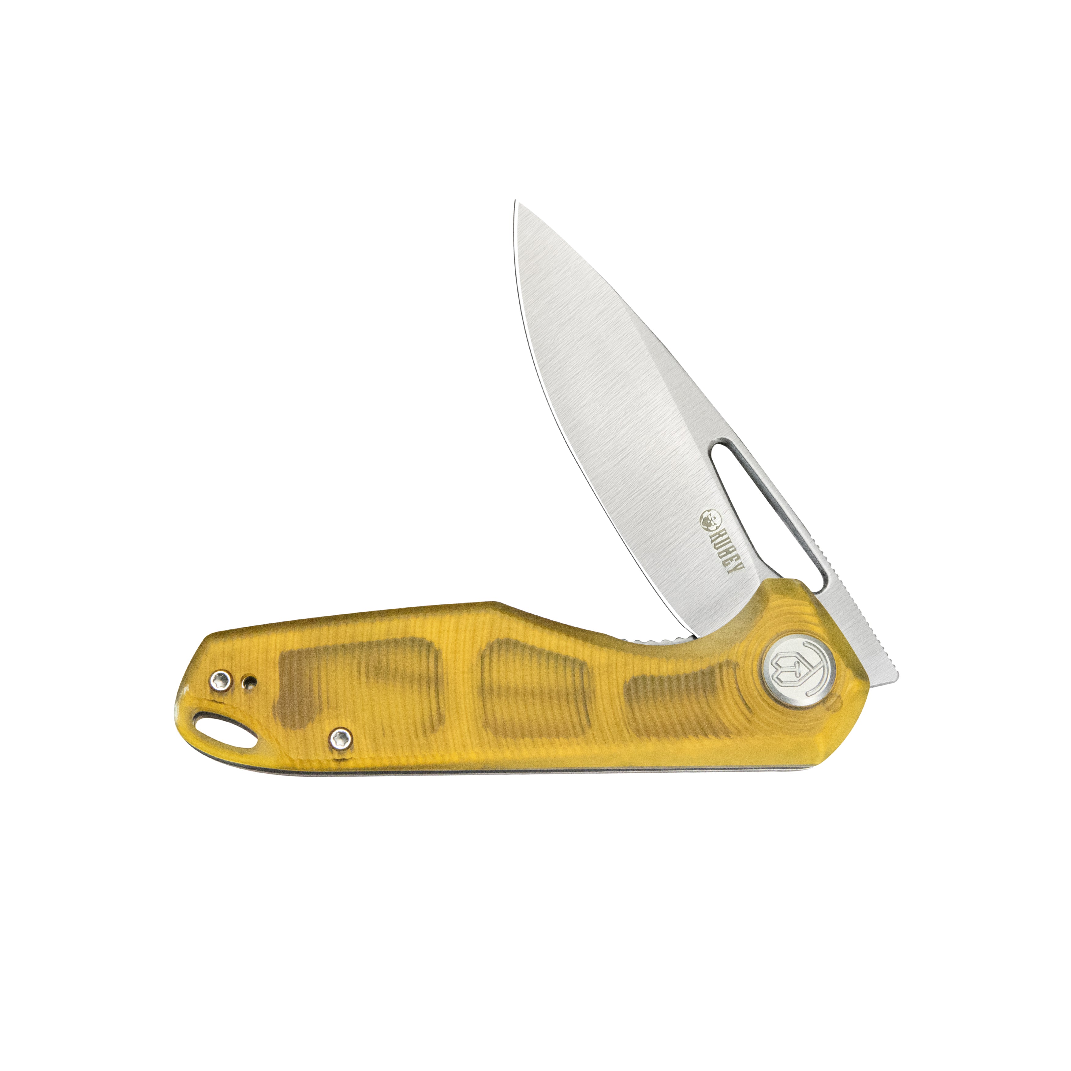 Doris Liner Lock Front Flipper Folding Knife Ultem Handle 3.27" Satin Finish 14C28N KU324H