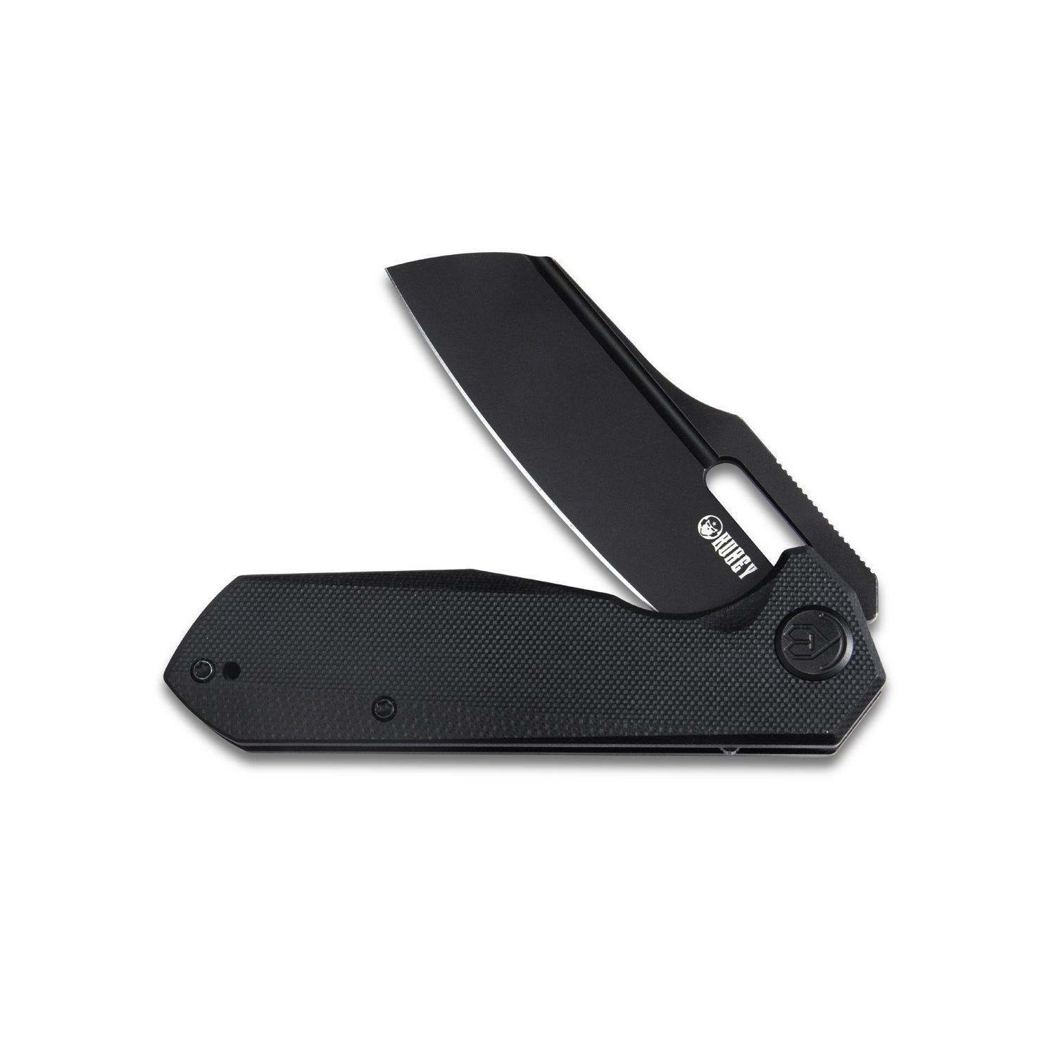 Atlas Nest Liner Lock Folding Knife Black G10 Handle 3.31" Dark Stonewashed 14C28N KU328C