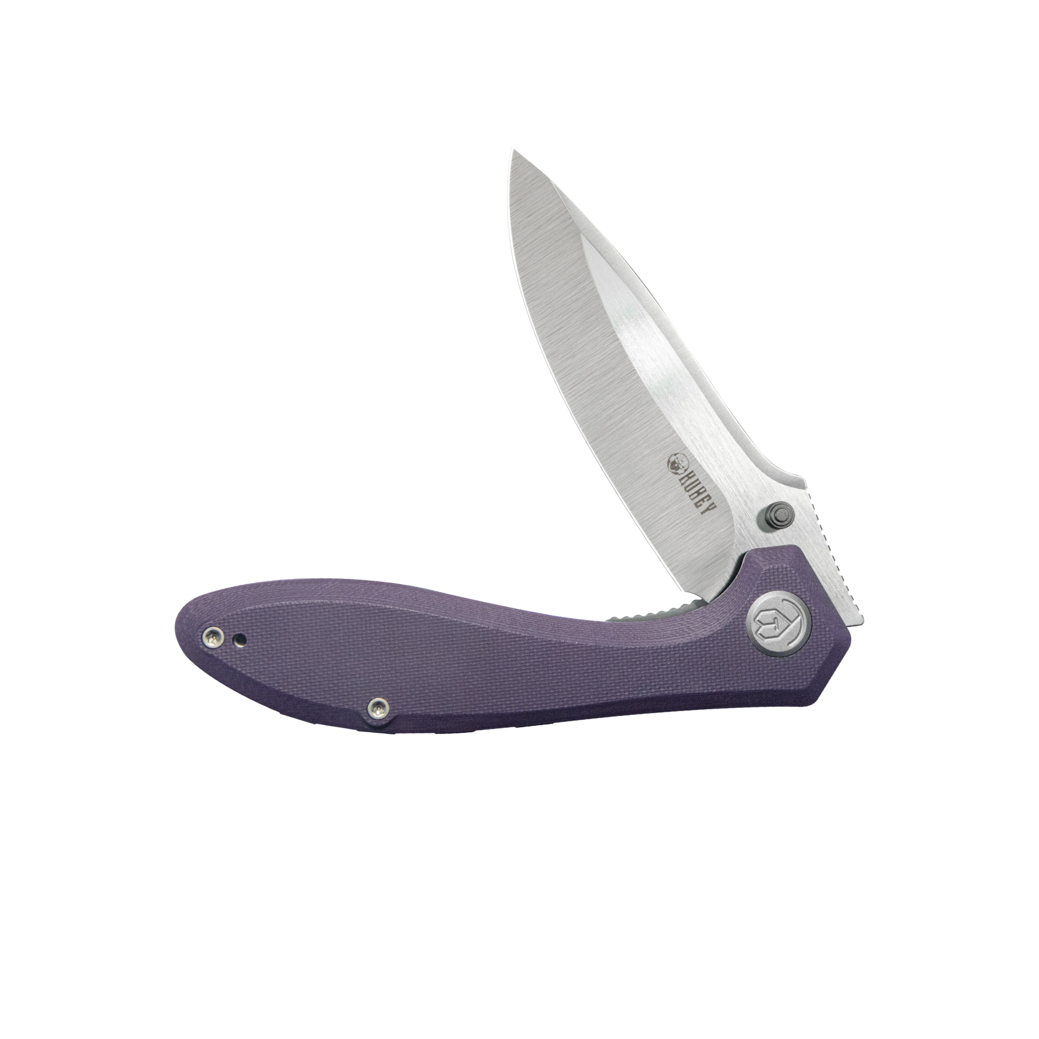 Ruckus Liner Lock Folding Knife Purple G10 Handle 2.8" Bead Blasted CPM 20CV KB314T