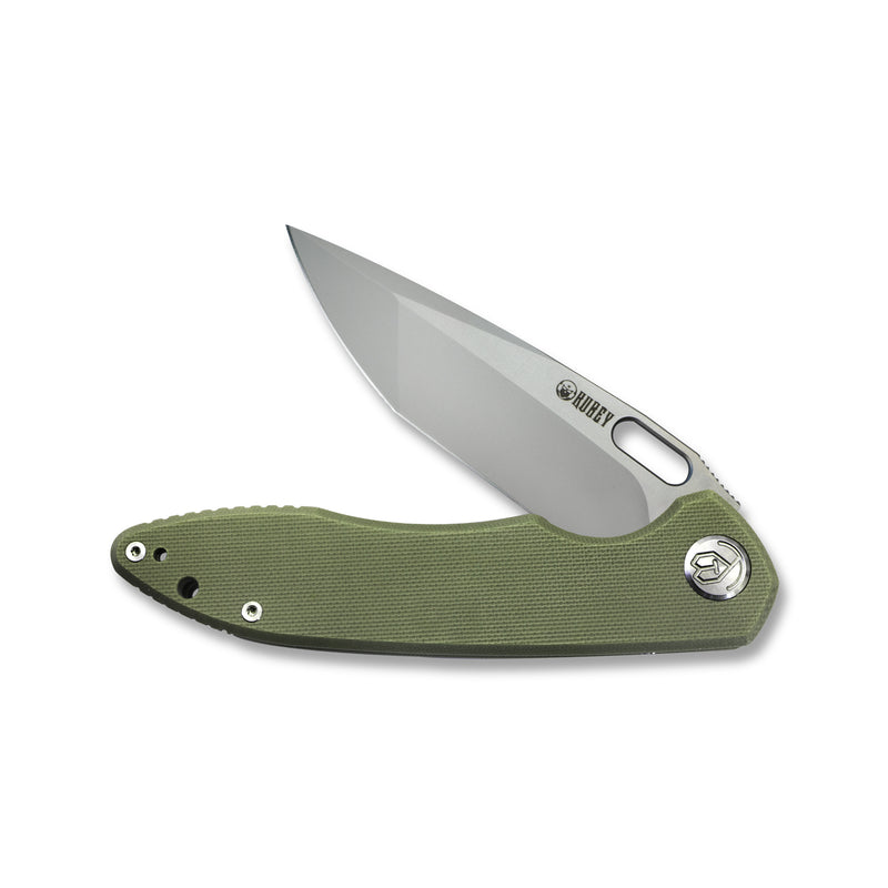 Darknesss Nest Liner Lock Flipper Pocket Folding Knife Green G10 Handle 3.74" Bead Blasted D2 KU003B