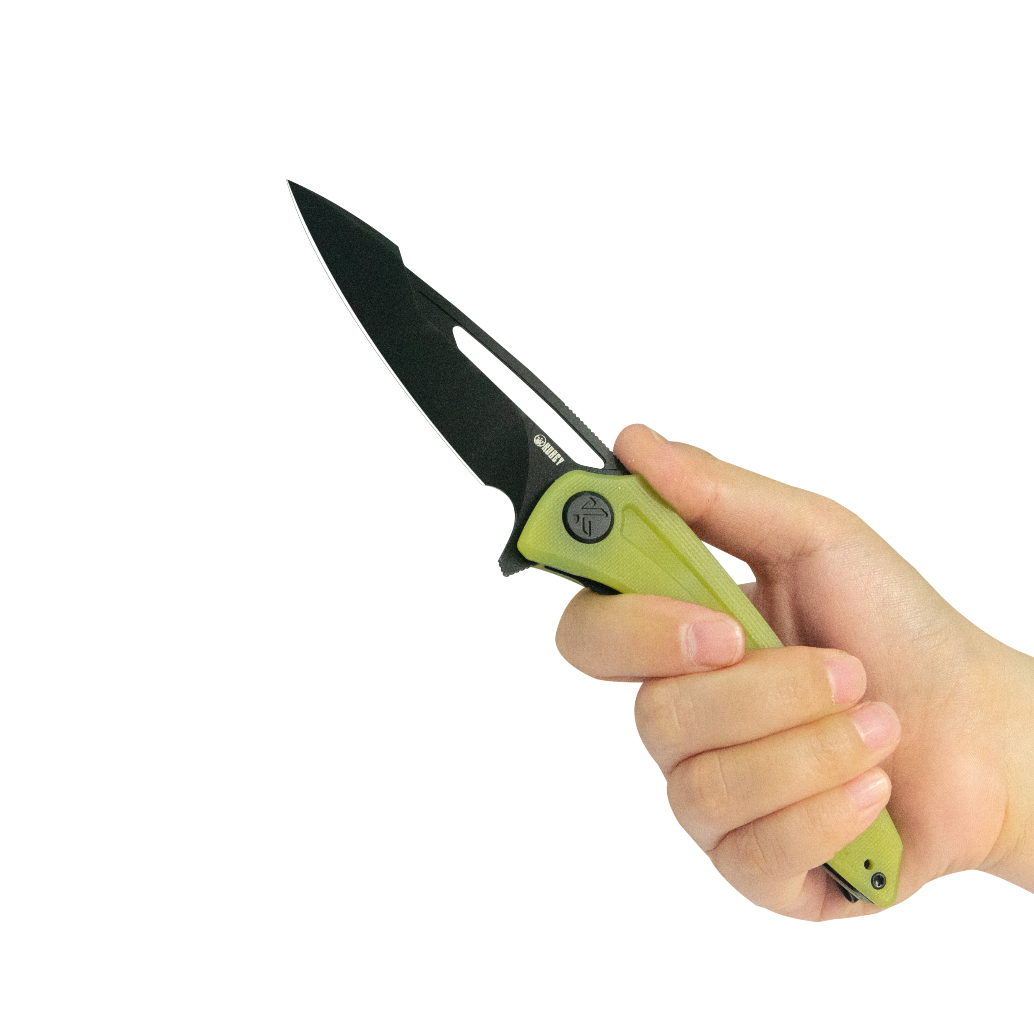 Merced Folding Knife 3.46" Blackwash 14c28n Blade With Durable Translucent Yellow Handle Reliable Tactical Pocket Knife KU345Q