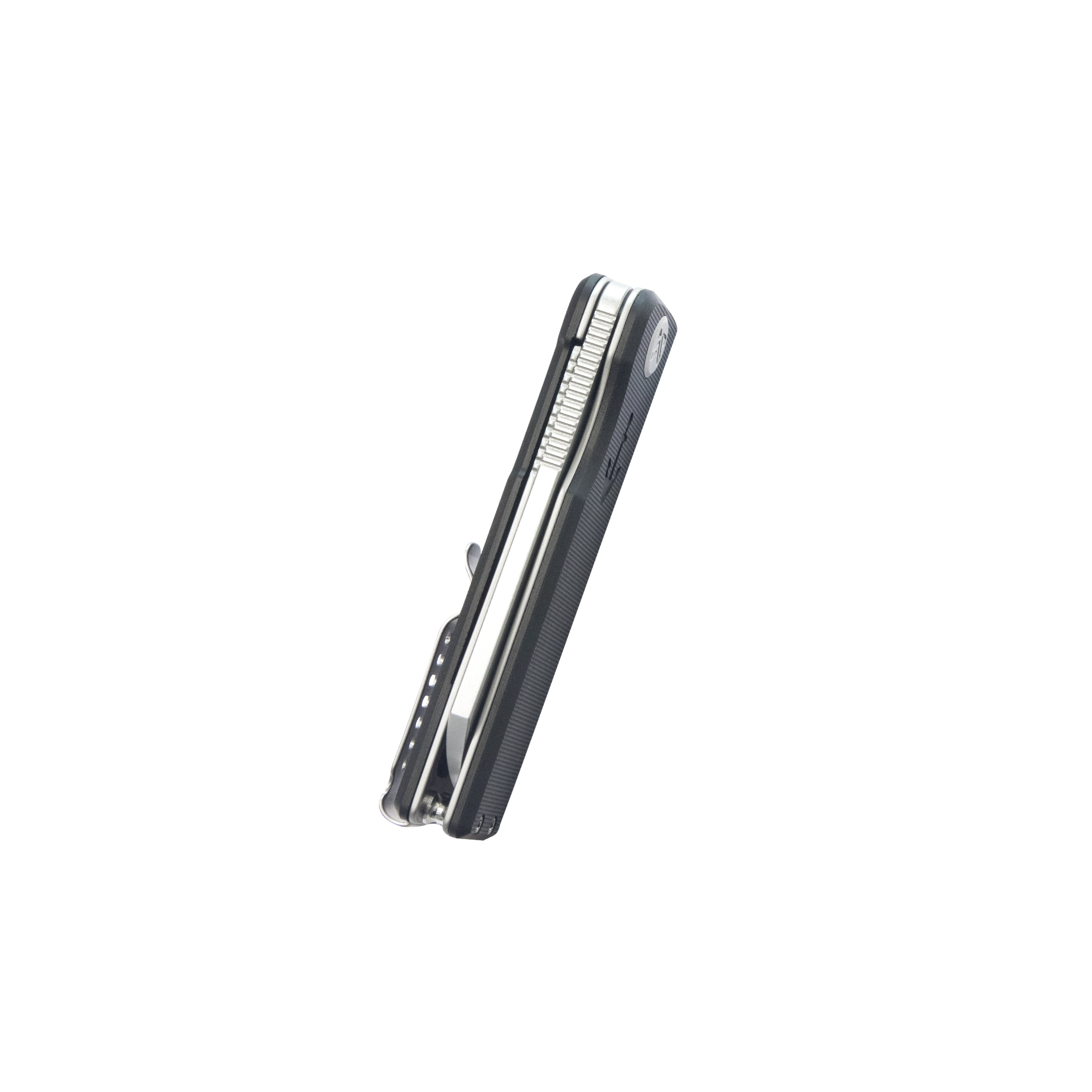 Kubey Sailor Liner Lock Flipper Outdoor Folding Knife Black G10 Handle 3.11" Stonewash 14C28N Blade KU317H