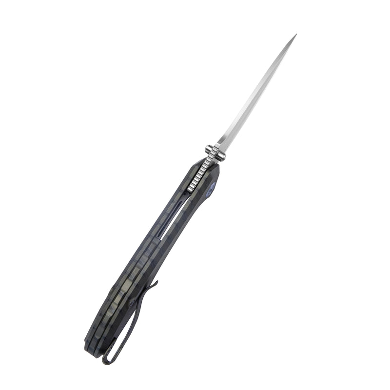 Ruckus Liner Lock Folding Knife Flame Ti Handle 3.31" Bead Blasted CPM 20CV KB314P