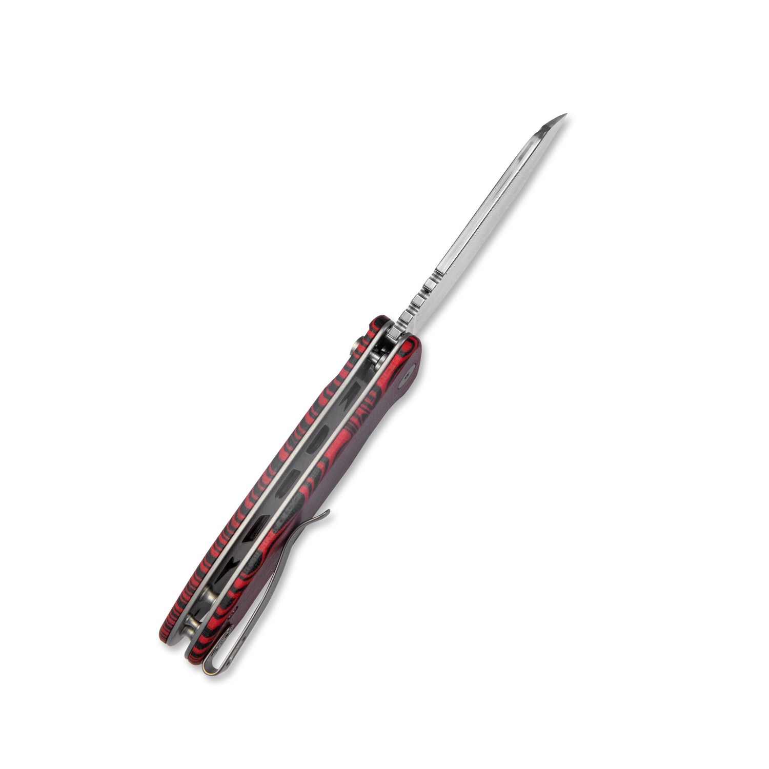 Creon Button Damascus Red Black KU336B