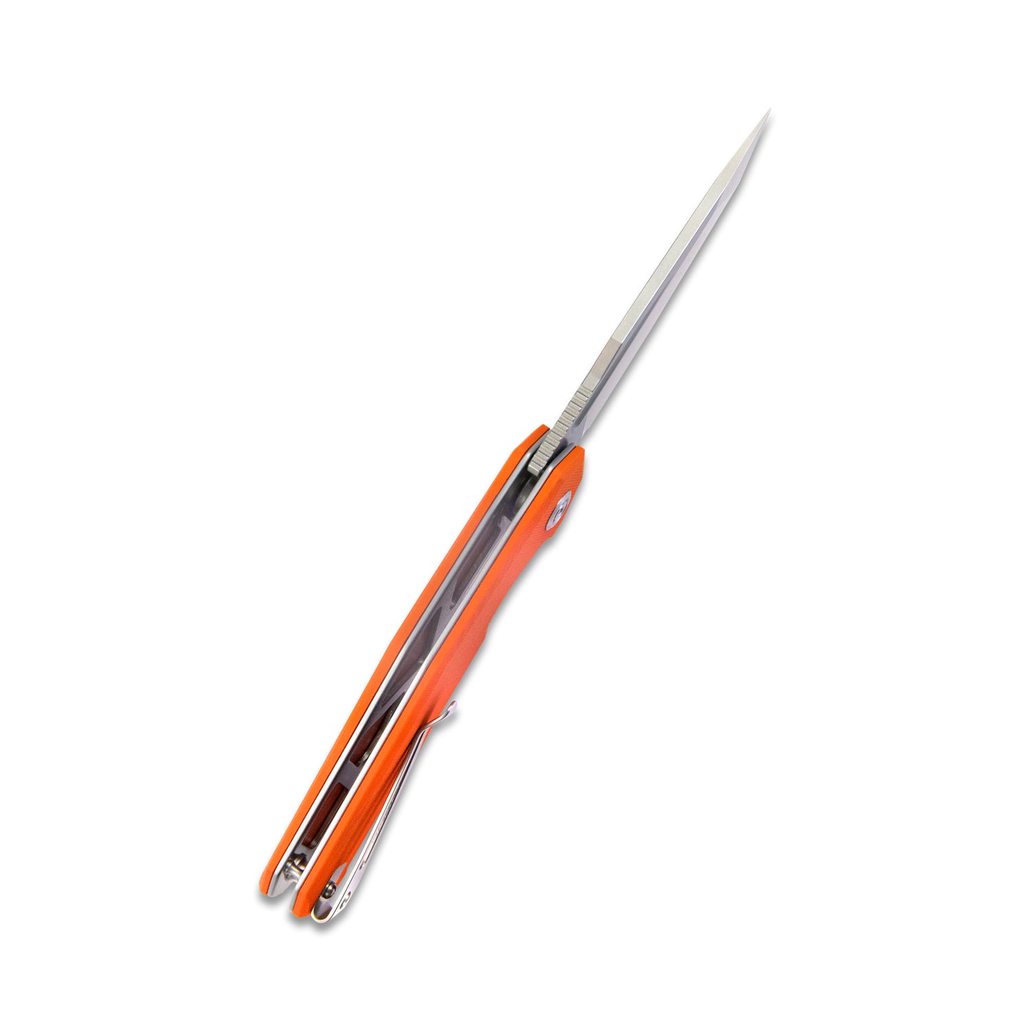 Carve Liner Lock Tactical Folding Knife Orange G10 Handle 3.27'' AUS-10 KB237I