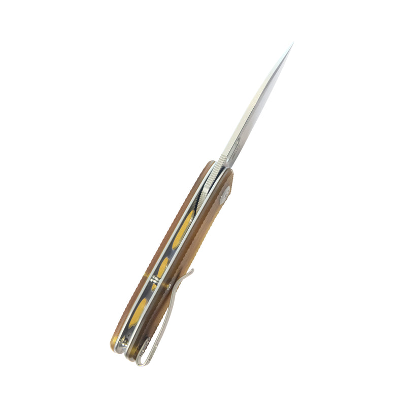 Hyde Liner Lock EDC Pocket Knife Ultem Handle 2.95" Beadblast 14C28N KU2104I