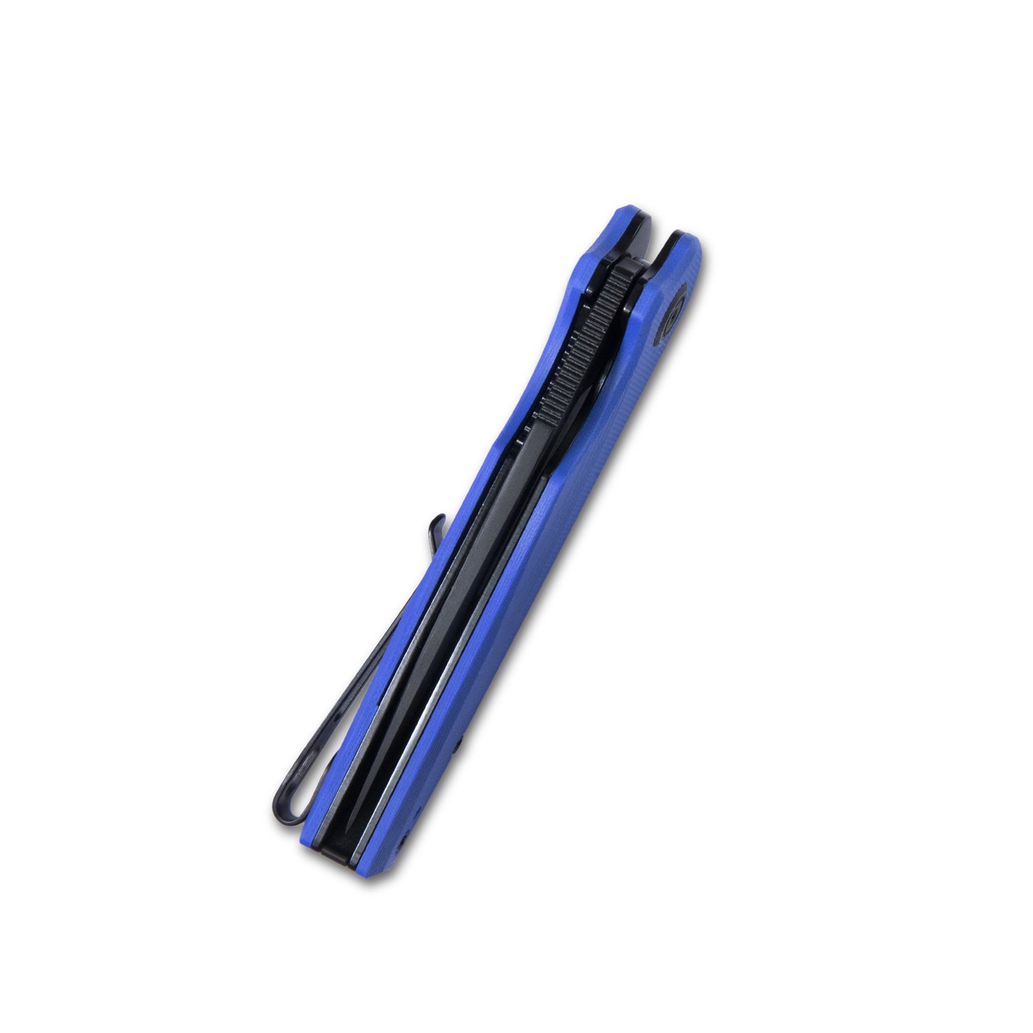 Wolverine Liner Lock Folding Knife Blue G10 Handle 2.91"  Dark Stonewashed D2 KU233F