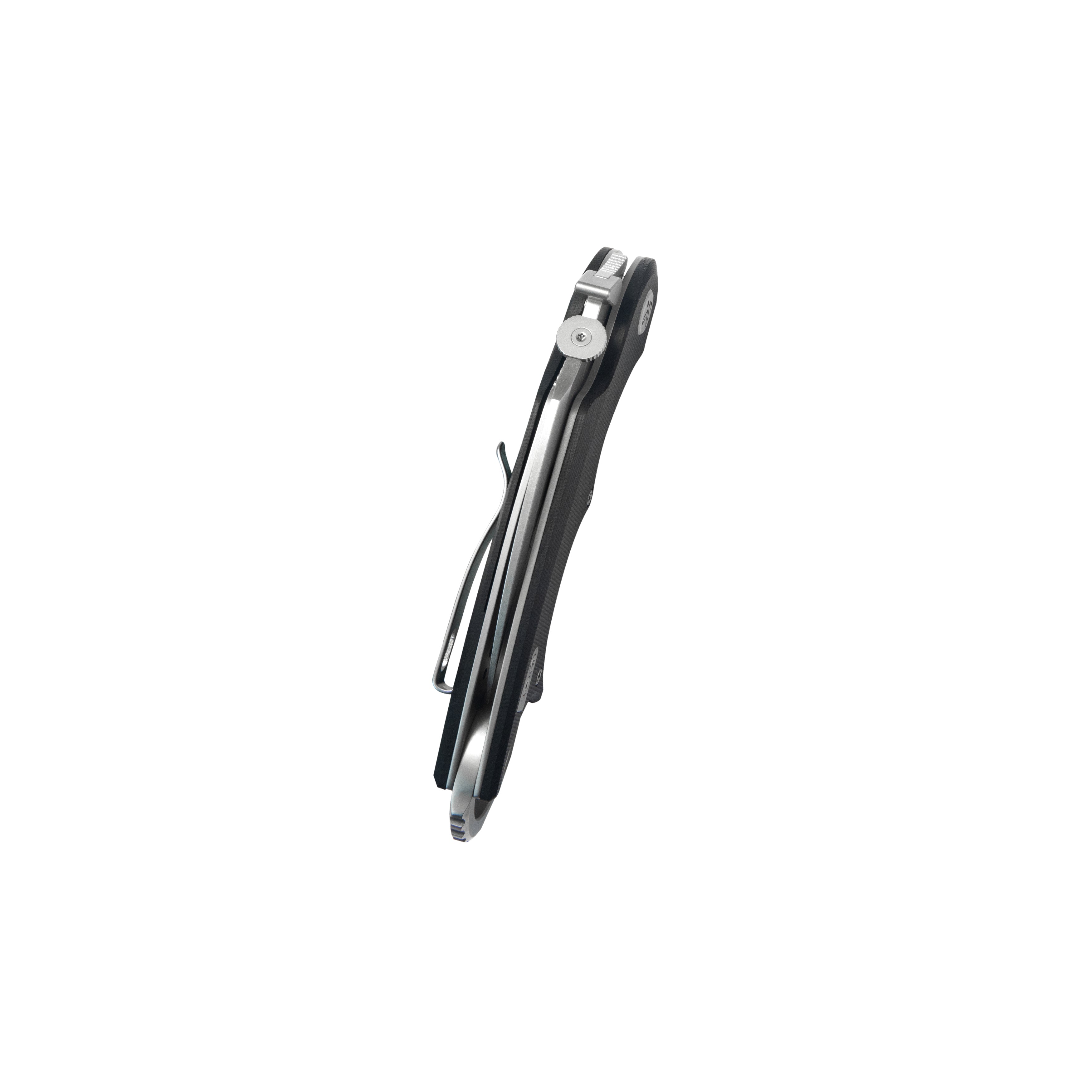 Kubey Rogue Pikal Karambit Folding Knife Black G10 Handle 2.91" Stonewash 14C28N Blade KU298A