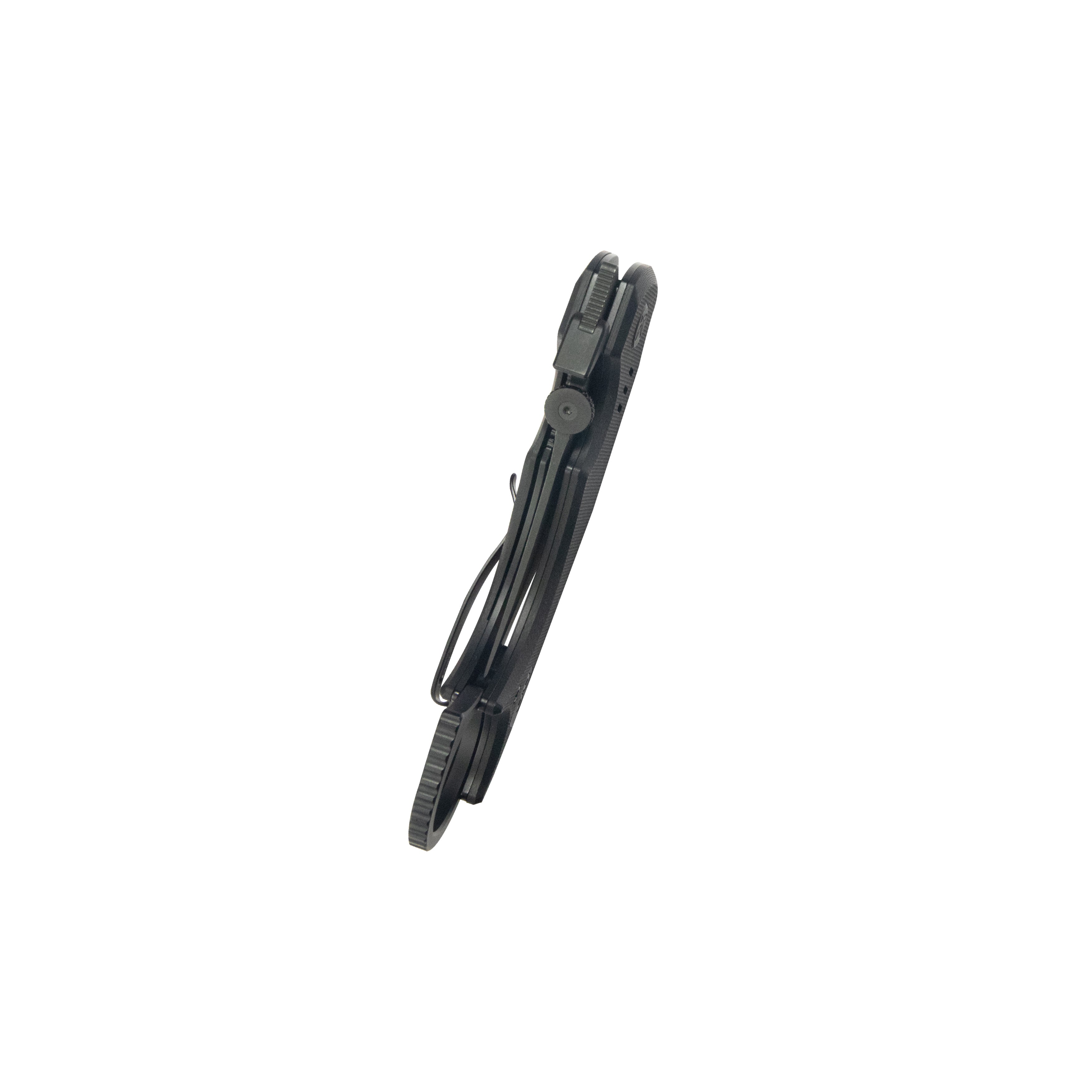 Kubey Jaw Pikal Karambit Folding Knife Black G-10 Handle 2.52" Blackwash 14C28N Blade KU440F