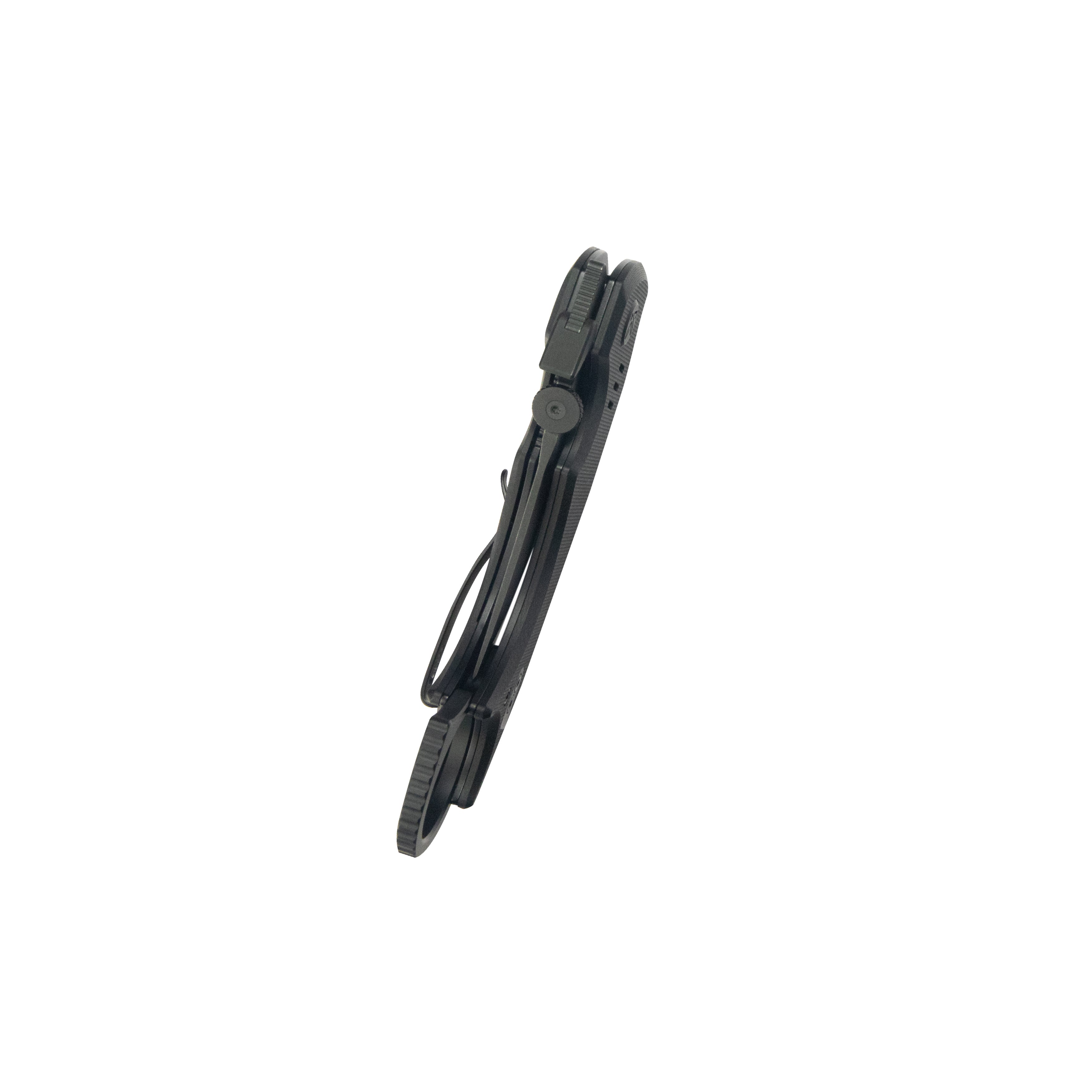 Kubey Jaw Tanto Karambit Folding Knife Black G-10 Handle 2.52" Blackwash 14C28N Blade KU439F