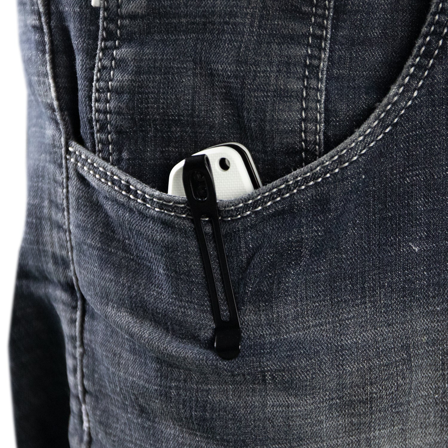 Tityus Linerlock Black White KU322H