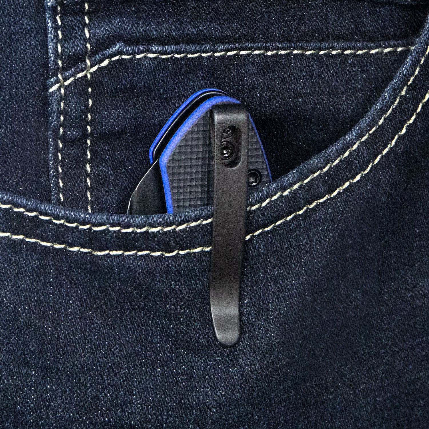 Creon Button Black Blue KU336D