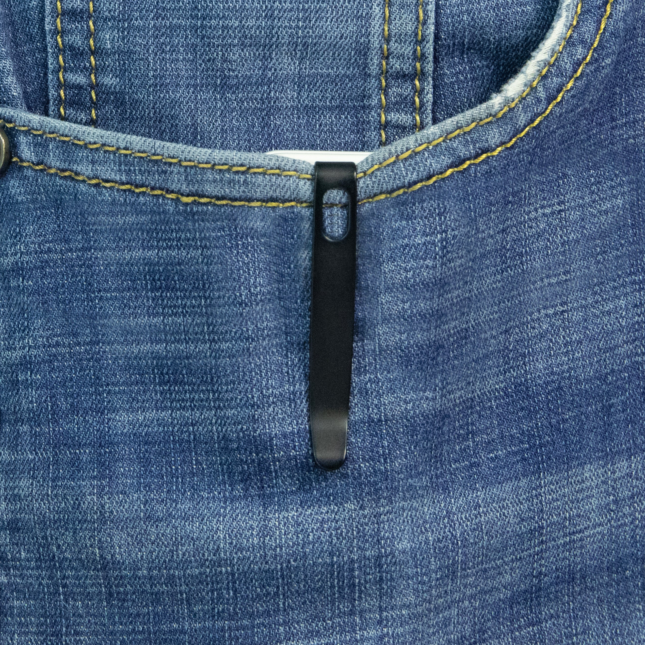 Boxer Liner Lock Flipper Folding Knife White G10 Handle 2.4" Blackwash 14C28N KU407E