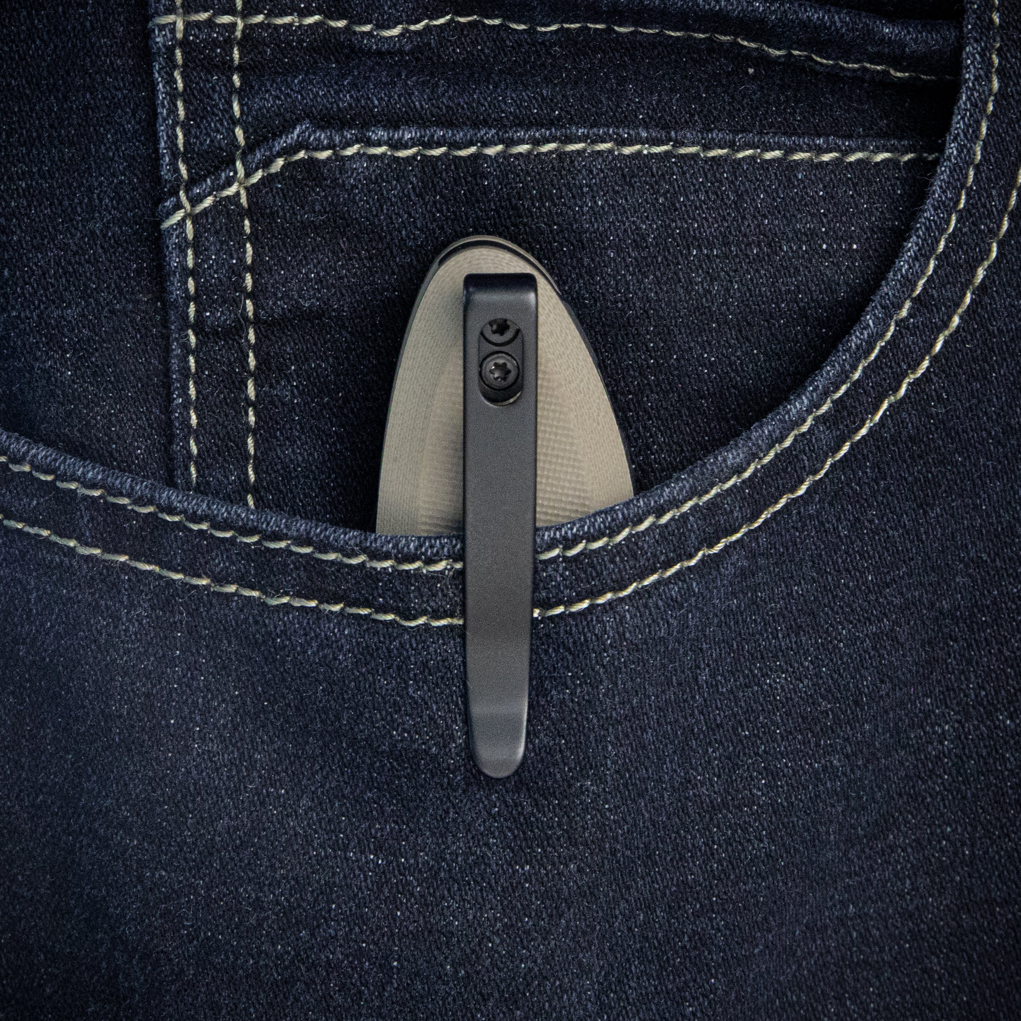 Ruckus Liner Lock Folding Knife Tan G10 Handle 3.31" Blackwashed AUS-10 KU314K