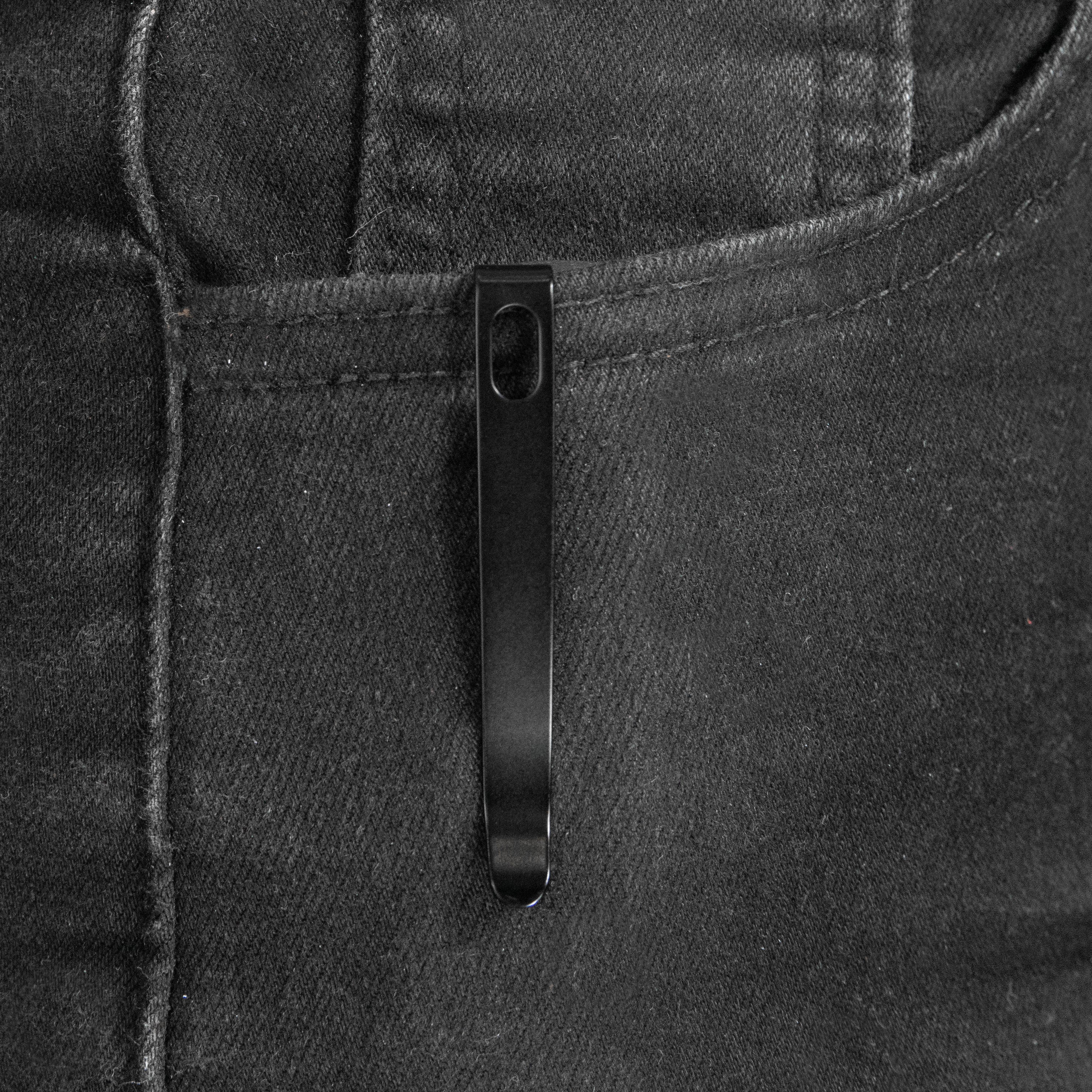 Calyce Liner Lock Flipper Folding Knife Black G10 Handle 3.27" Blackwashed 14C28N KU901Y