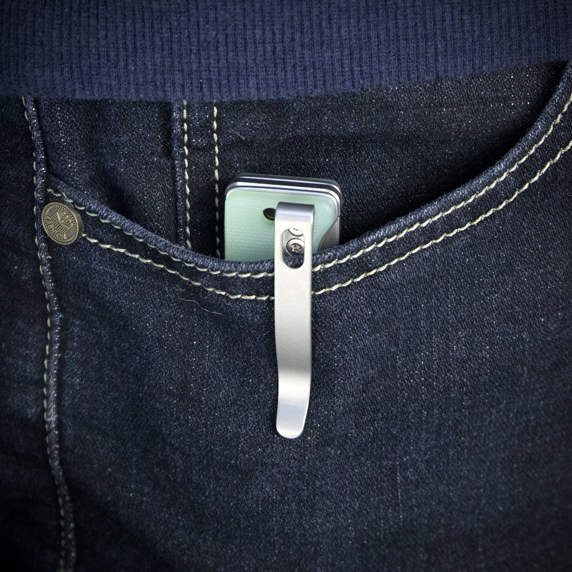 Kubey Akino Lockback Pocket Folding Knife Jade G10 Handle 3.15" Bead Blasted Sandvik 14C28N KU2102B