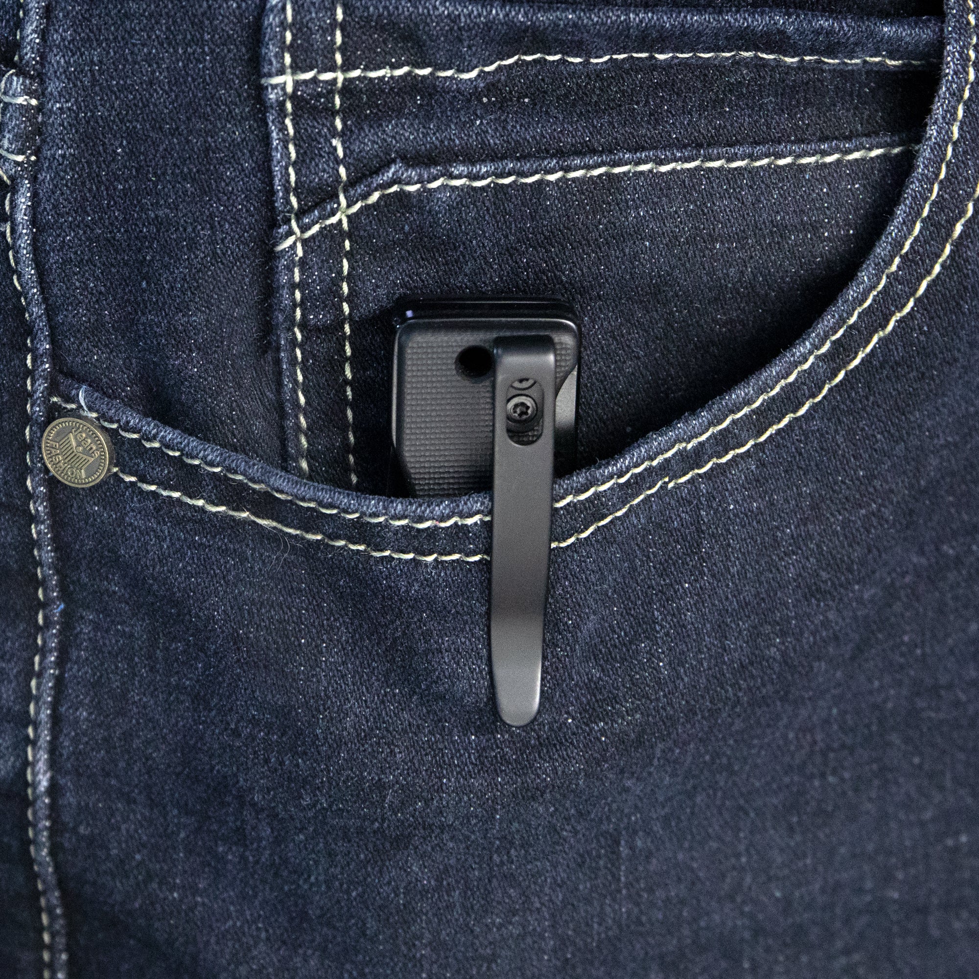 Kubey Akino Lockback Pocket Folding Knife Black G10 Handle 3.15" Blackwashed Sandvik 14C28N KU2102D