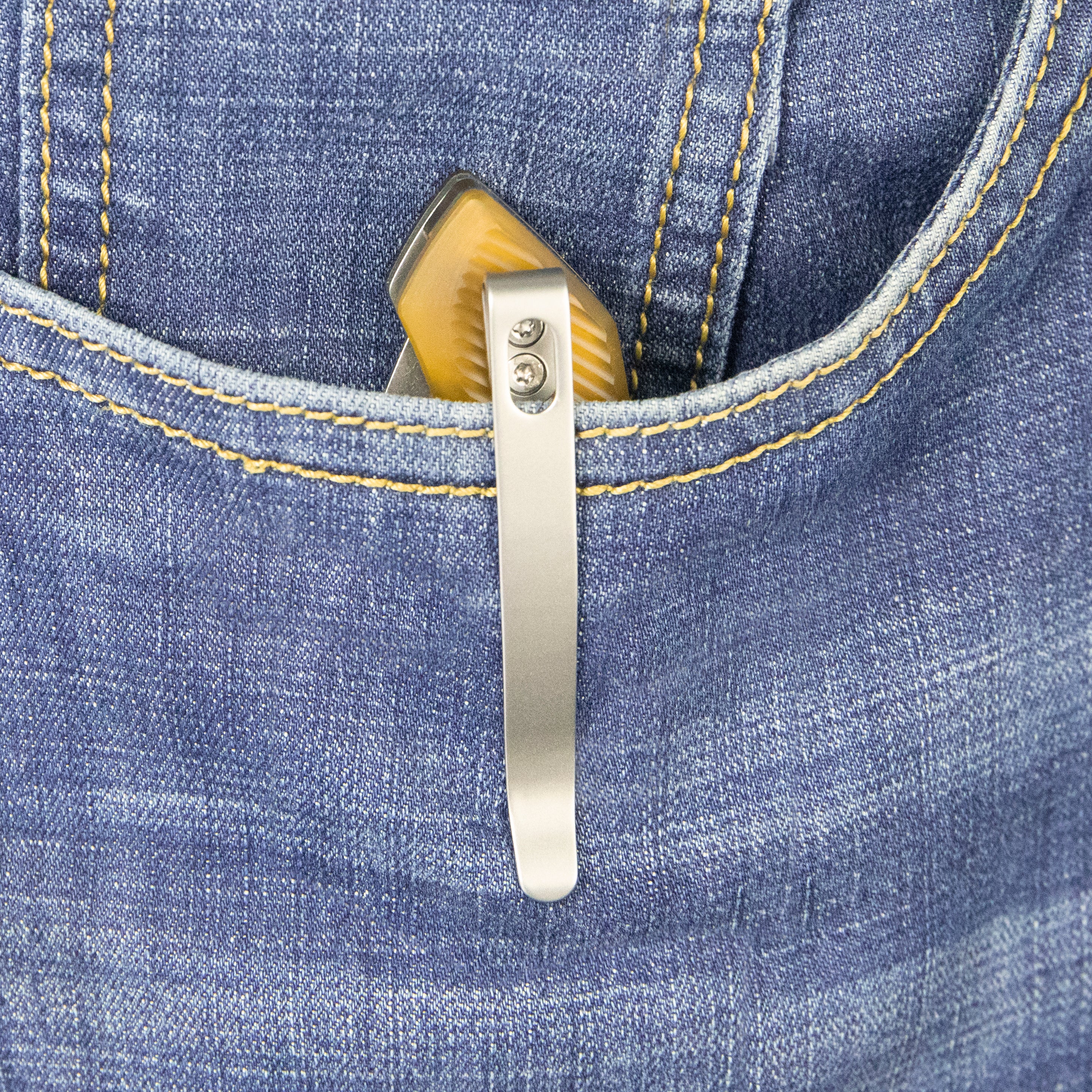 Kubey RBC-1 Outdoor Flipper Knife Ultem Handle 3.46" Stonewash 14C28N KU373D